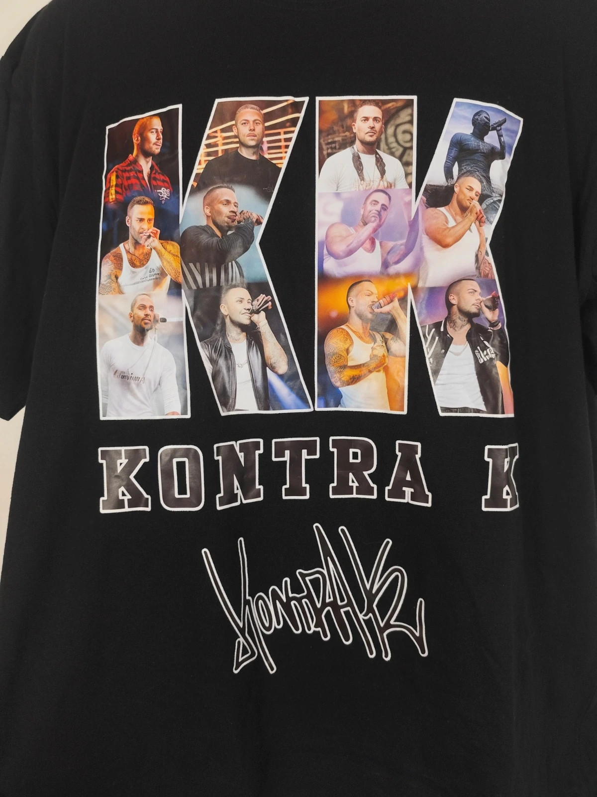 Camiseta XL Negra del Rpero Alemán Kontra K – taille XL 3