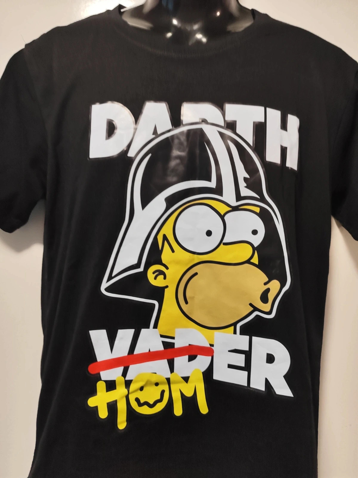 Camiseta Negra Los Simpsons "Darth Homer". – taille M 2