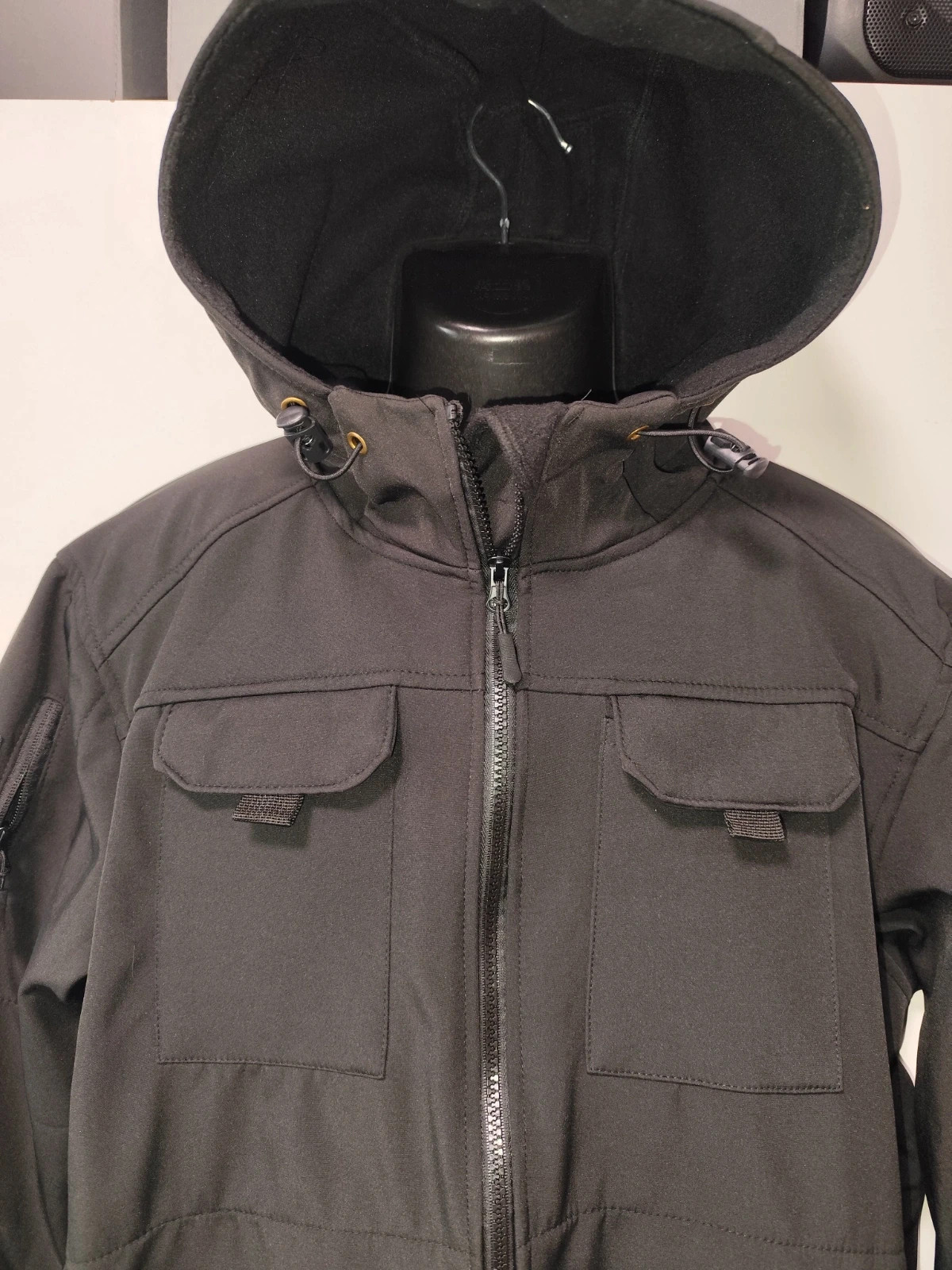 Chaqueta Tactica Softshell tipo "Shark Skin" Negra L – taille L 2