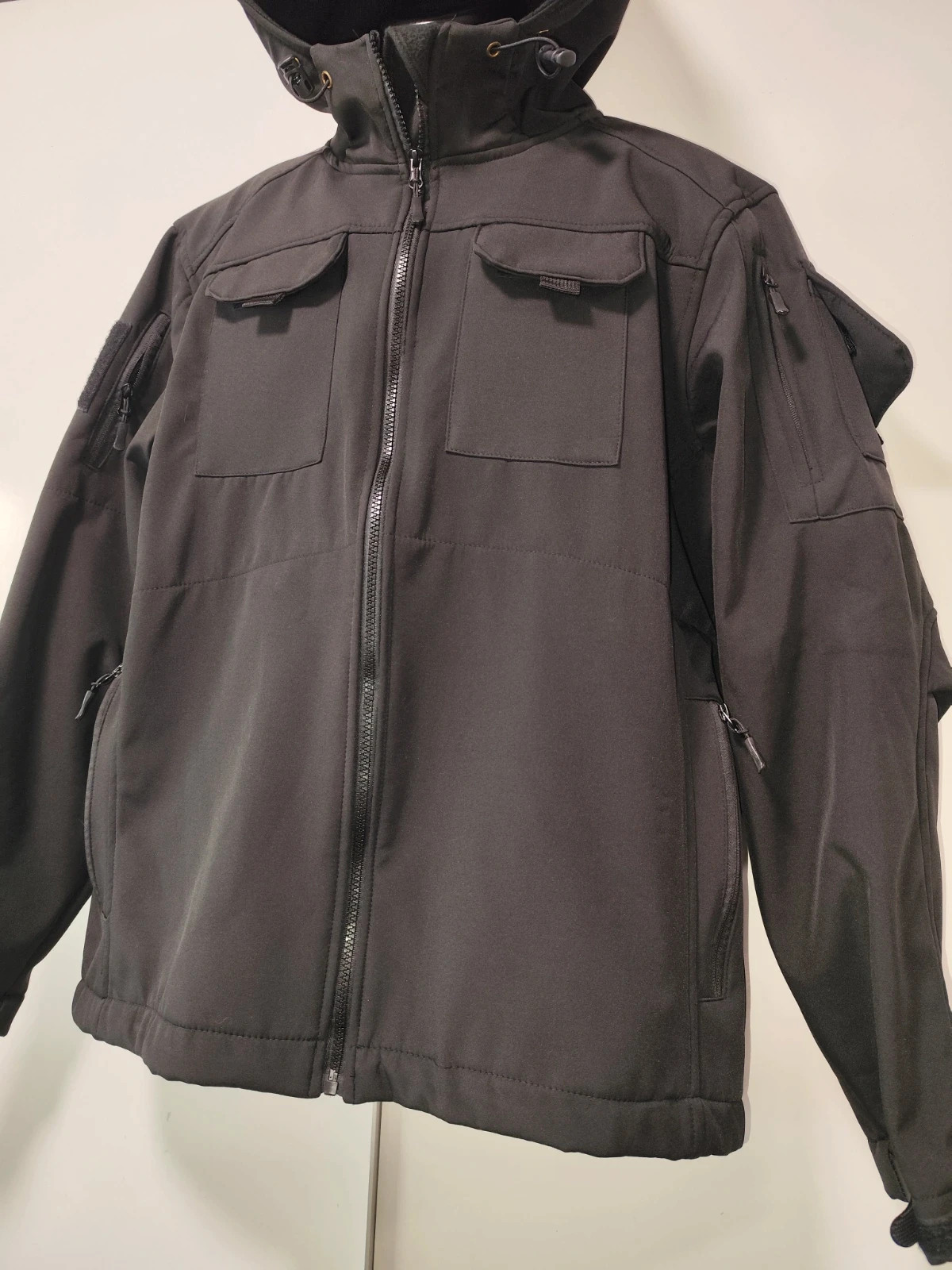 Chaqueta Tactica Softshell tipo "Shark Skin" Negra L – taille L 3