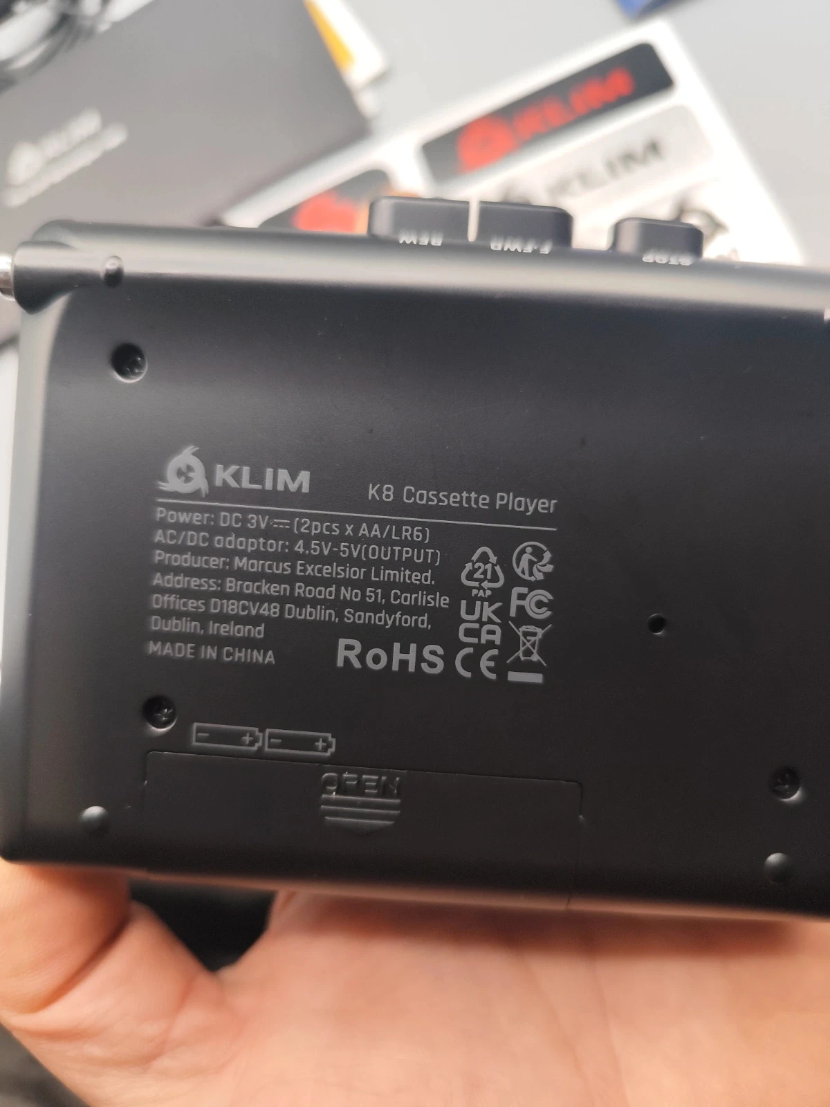 Walkman Reproductor de Cassette portátil KLIM K8 – KLIM 4