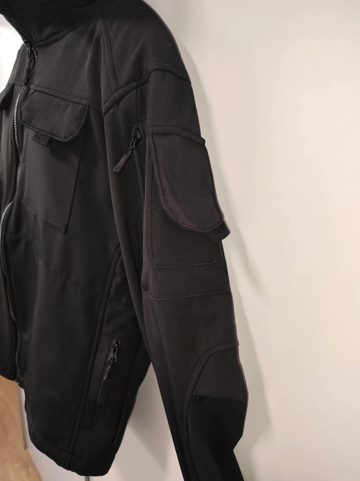 Chaqueta Tactica Softshell tipo "Shark Skin" Negra L – taille L 5