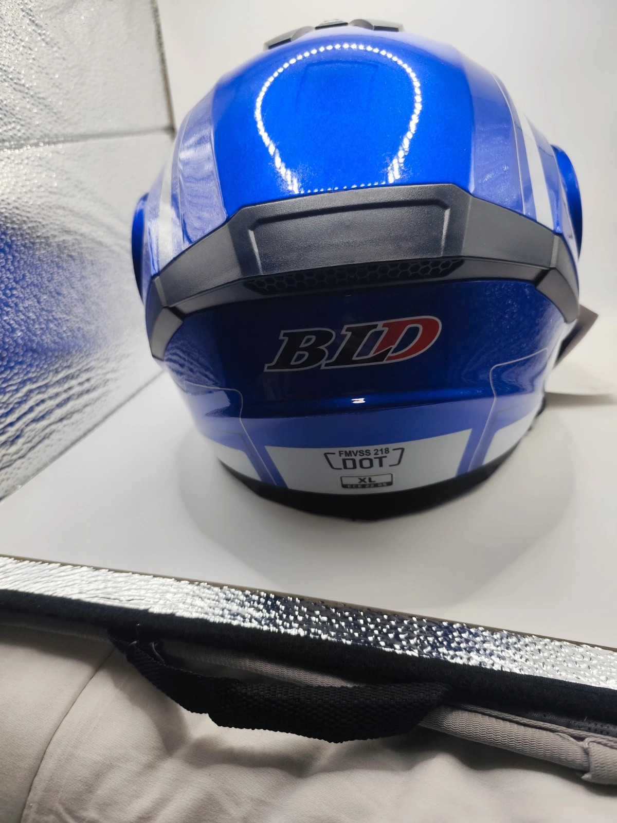 Casco integral de motocicleta BLD azul - Nuevo – B.L.D 4