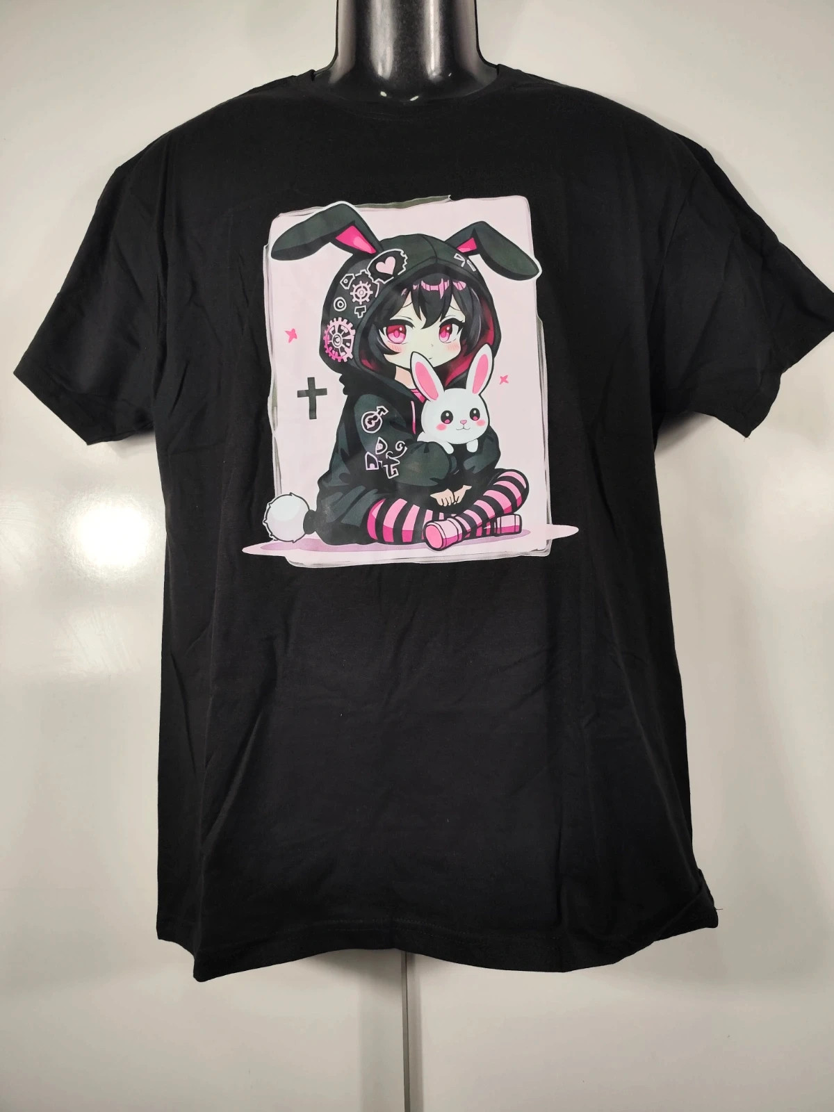Camiseta gótico E-Girl Otaku Kawaii Talla M Nueva