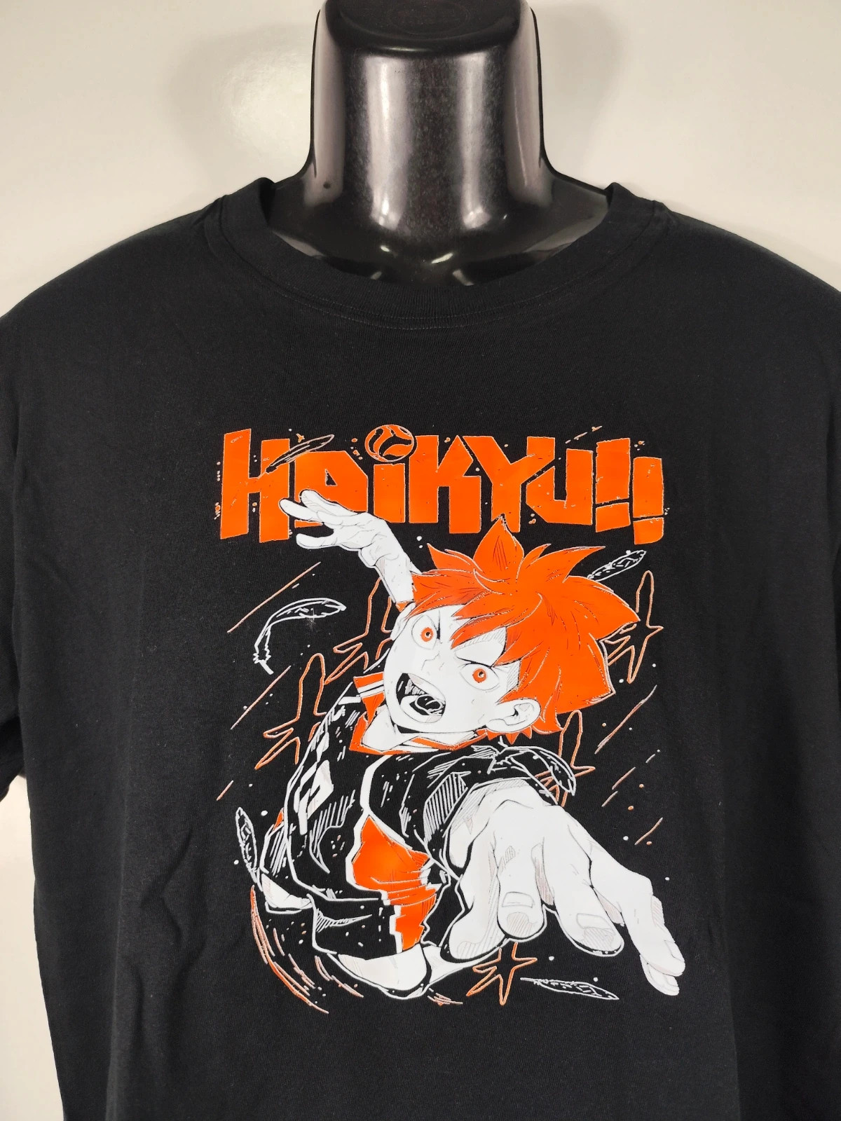 Camiseta negra manga voleibol Haikyuu!! Talla M - Nueva – taille M 2