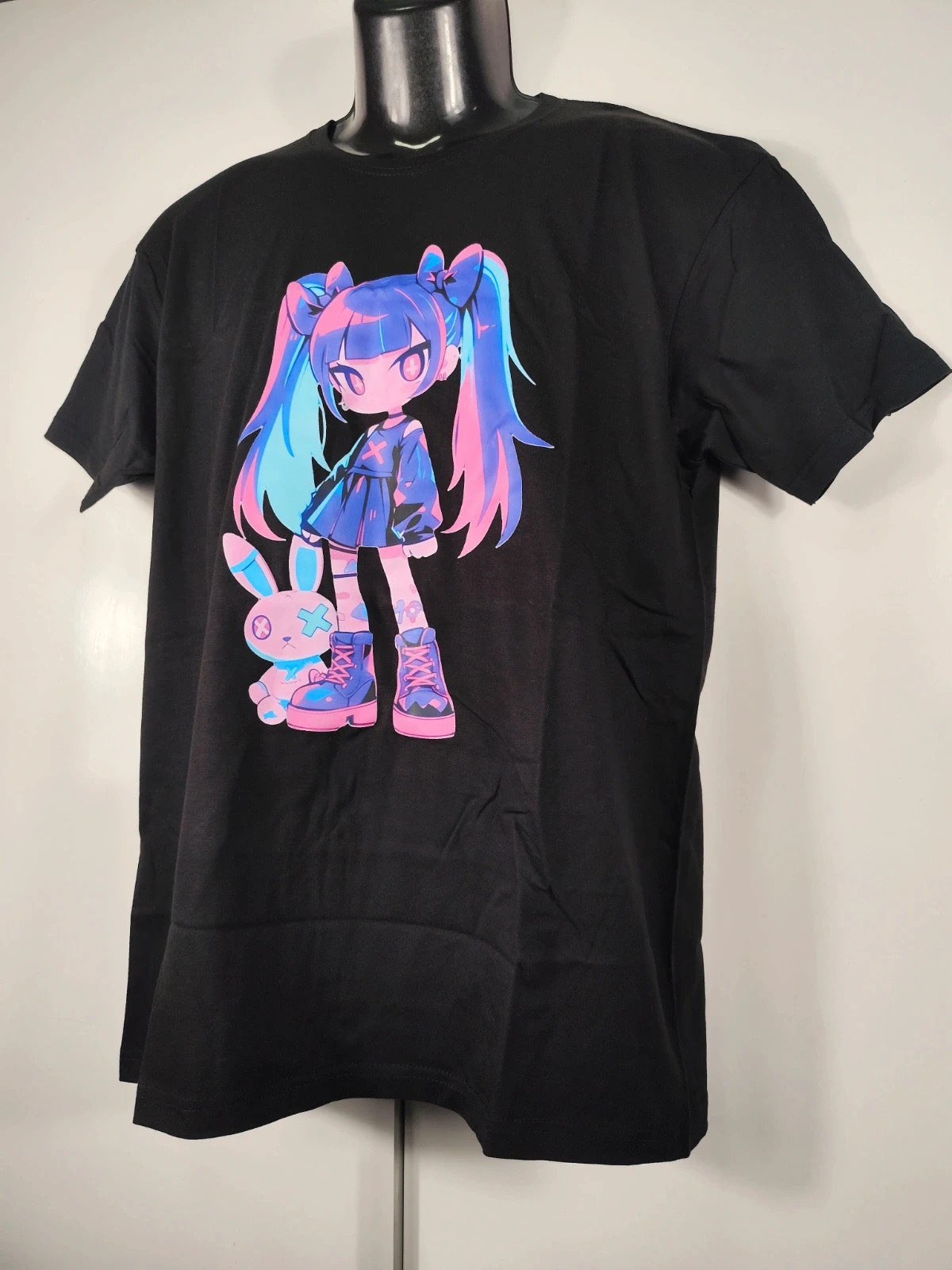 Camiseta negra anime e-girl Kawaii talla M - Nueva – Infinity – taille M / 38 / 10 5