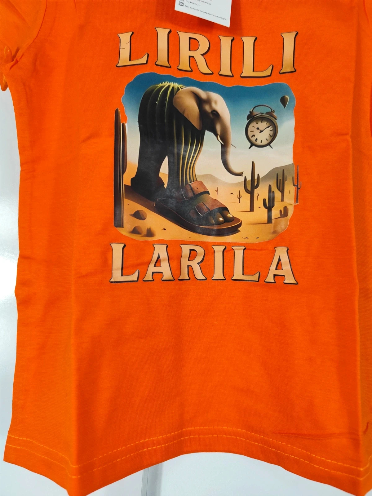 Camiseta Lirili Larila de Italian brainrot para niños 4-5 años Nueva – taille 5 ans / 110 cm 3