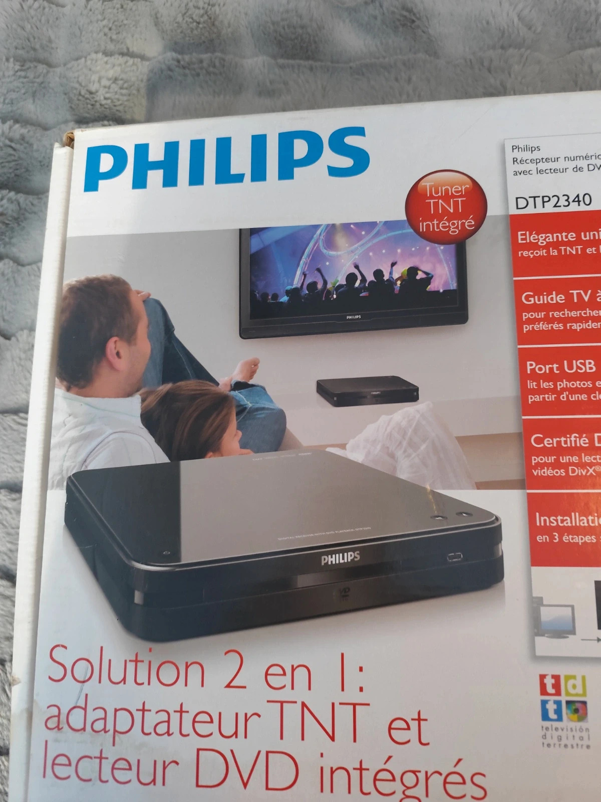Receptor digital con reproductor de DVD philips – Philips 4