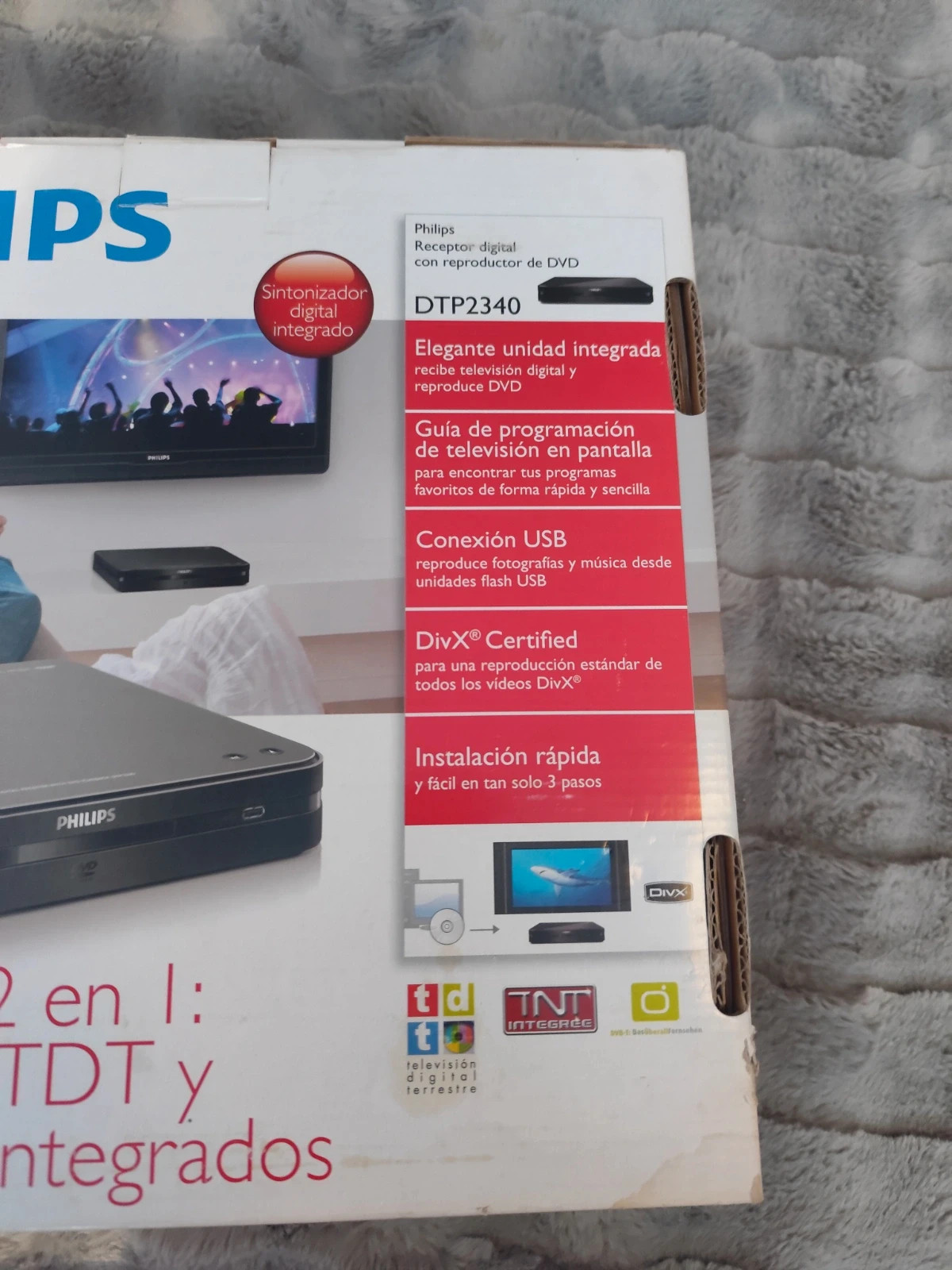 Receptor digital con reproductor de DVD philips – Philips 5