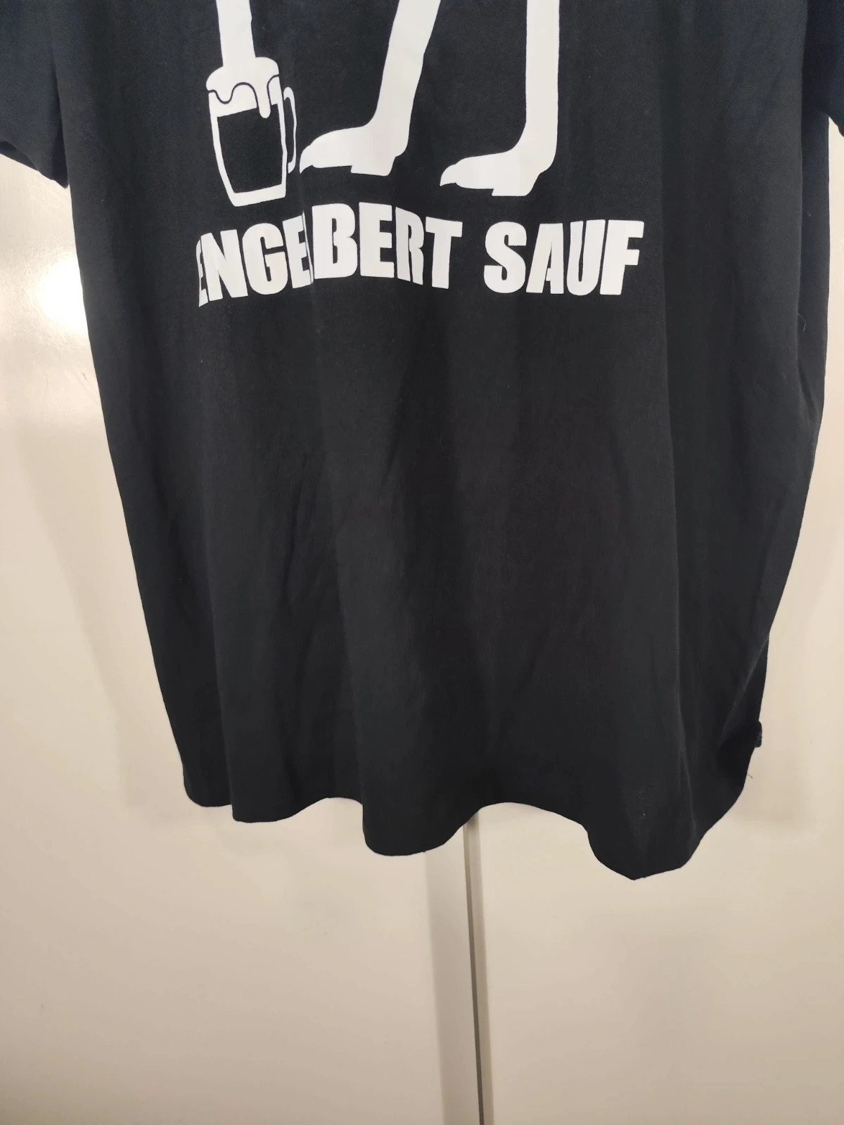 Camiseta avestruz bebiendo cerveza "Engelbert Sauf" – taille XXL 5