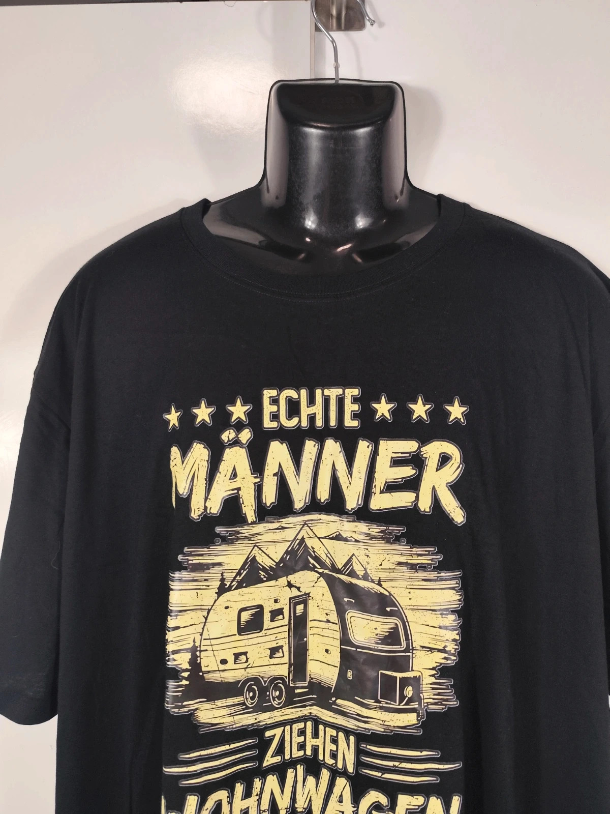 Camiseta Camping Caravana logo alemán "Echte Männer ziehen Wohnwagen" – taille XXXL 2