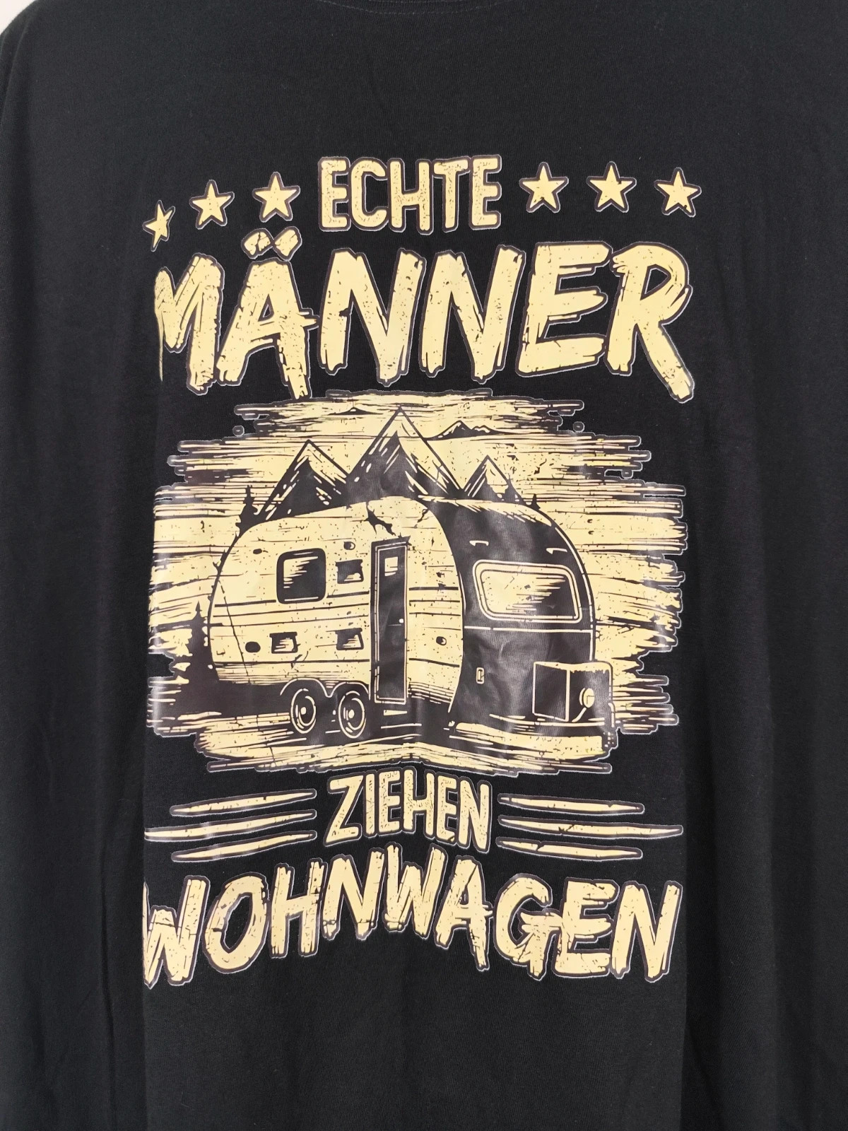 Camiseta Camping Caravana logo alemán "Echte Männer ziehen Wohnwagen" – taille XXXL 3