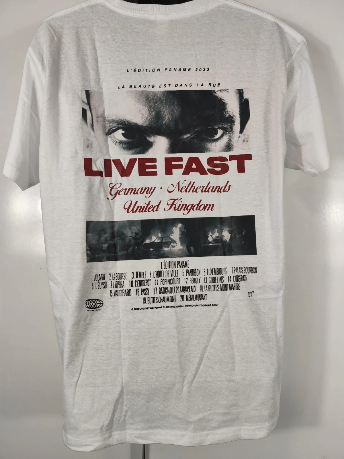 Camiseta Blanca Cinema Tee Talla XL - Nueva – taille XL