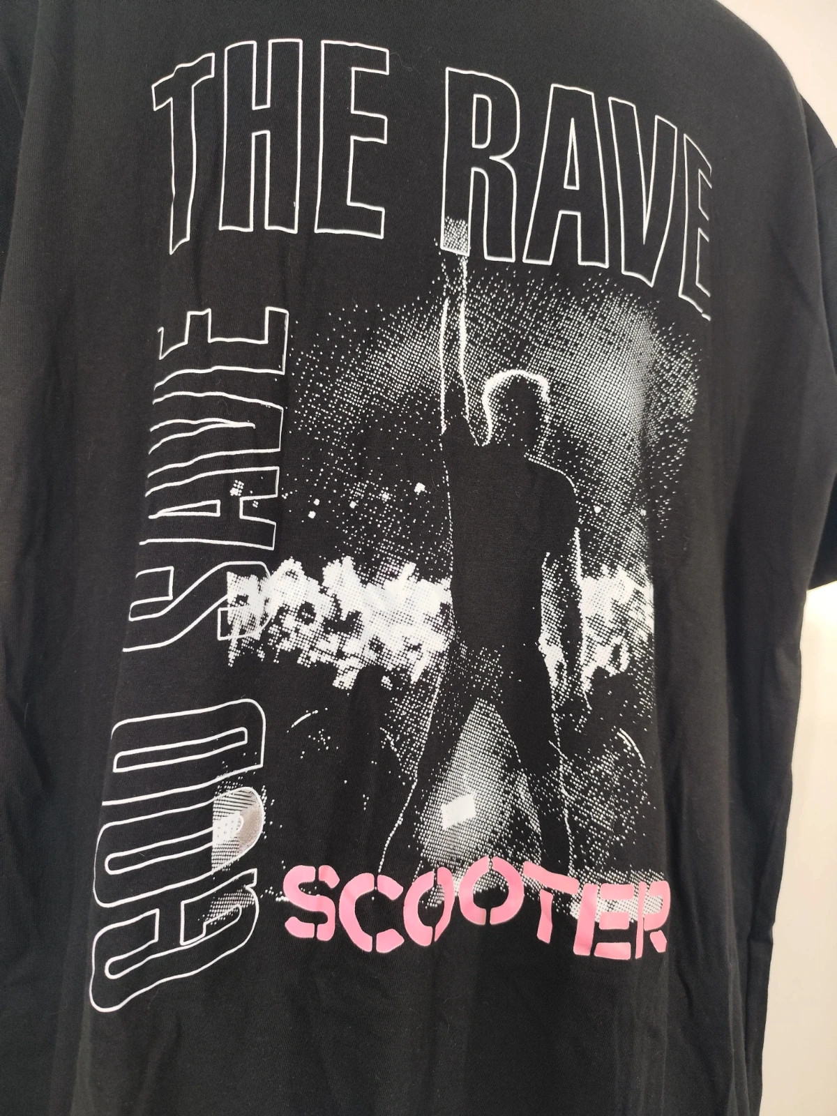 Camiseta XL Música Electrónica Scooter "God Save The Rave". – taille XL 3