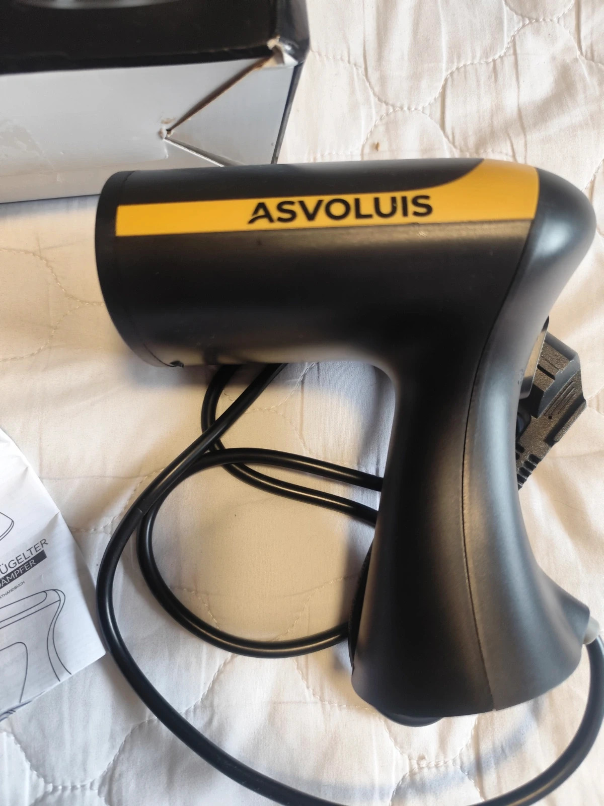 Vaporizador de ropa portátil Asvoluis Plancha vertical – asvoluis 3