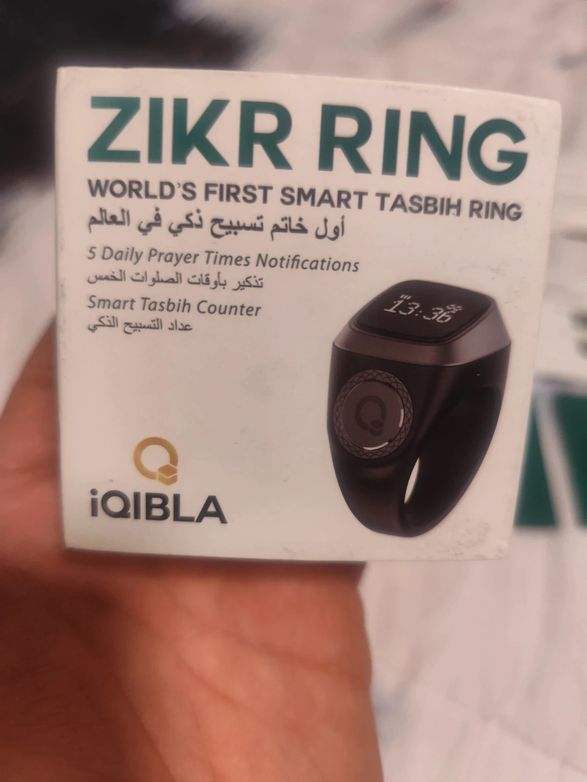 Anillo Inteligente iQIBLA Zikr Ring Contador Tasbih