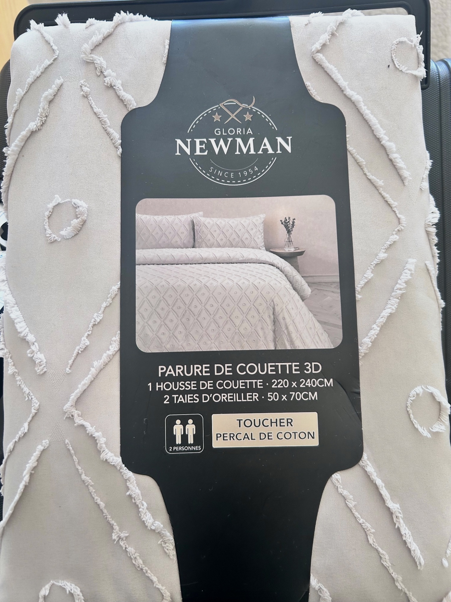 Parure de couette 3D Gloria Newman 220x240cm