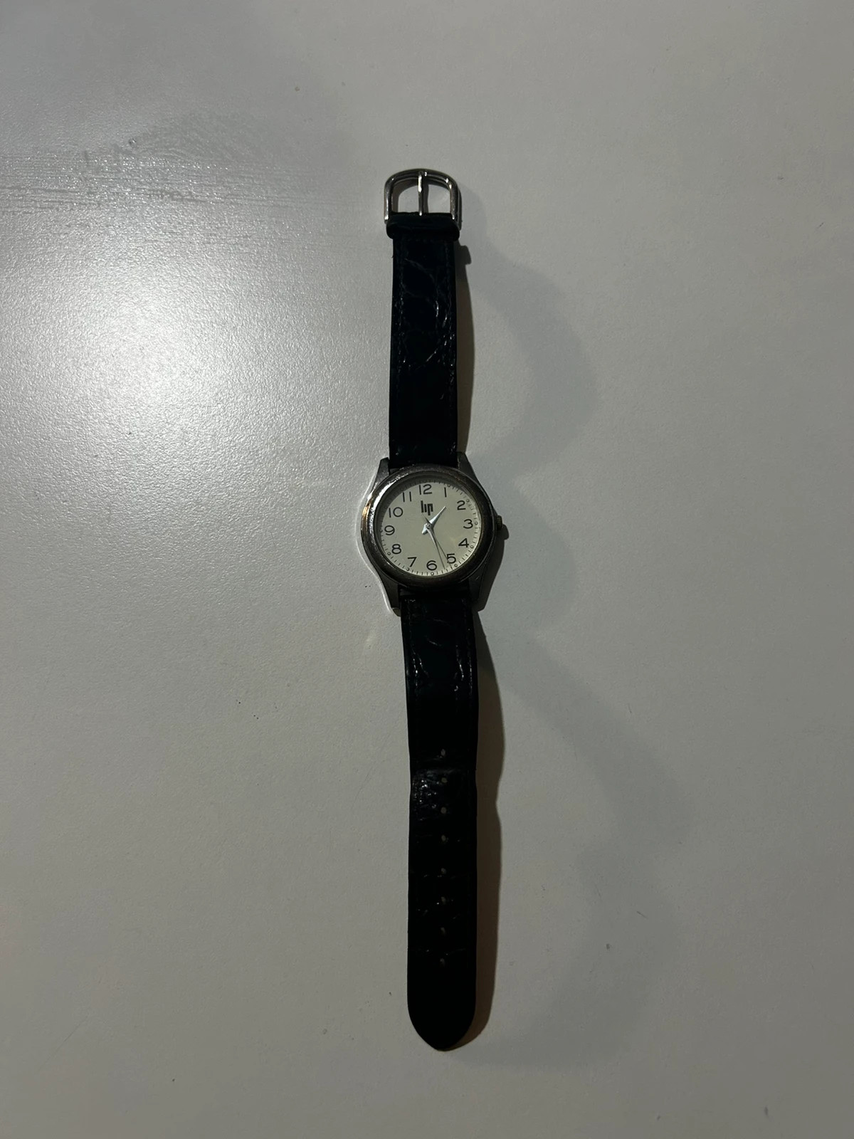 LIP homme Classics taille unique montre quartz vintage cadran crème bracelet noir – LIP – taille Taille unique 3