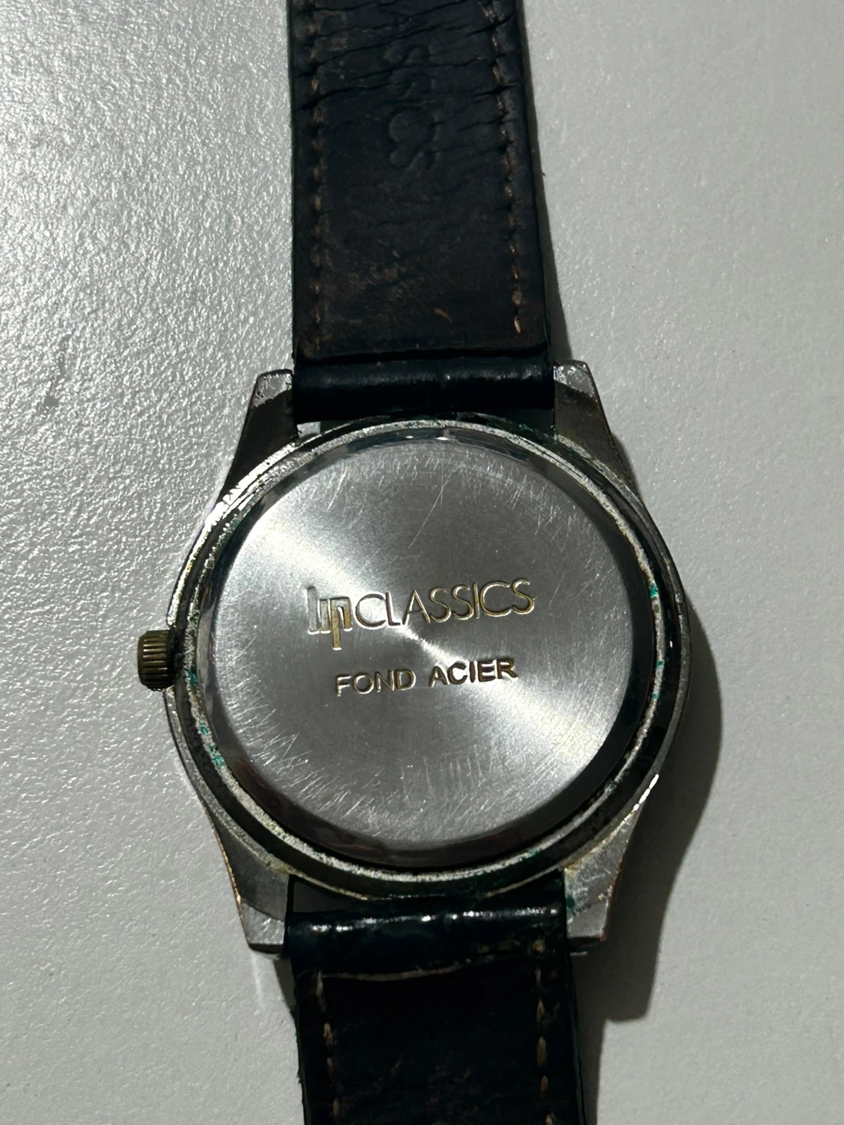LIP homme Classics taille unique montre quartz vintage cadran crème bracelet noir – LIP – taille Taille unique 5