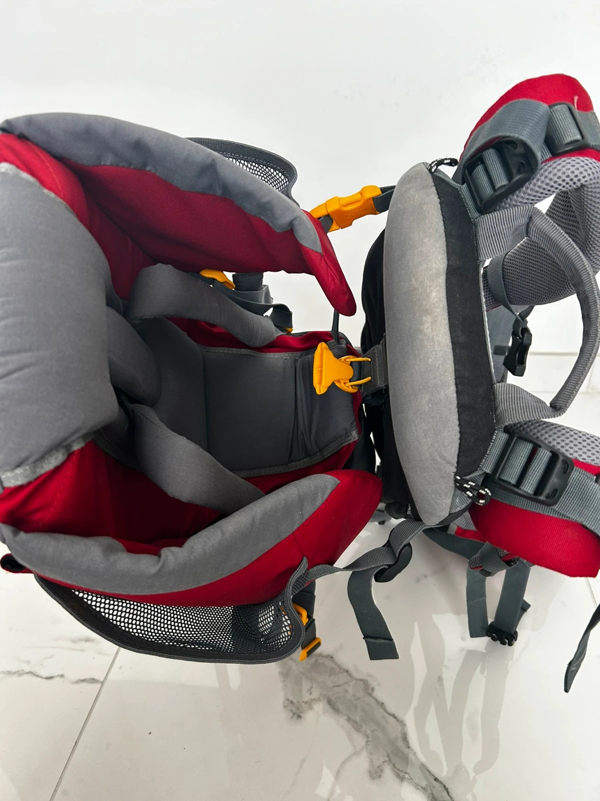 Deuter enfant Kid Comfort II porte bébé dorsal randonnée 22 kg rouge gris – Deuter – taille Peu importe 4