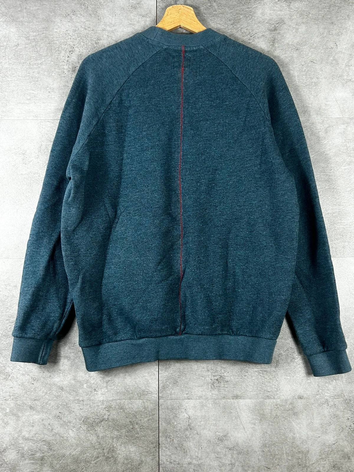 Homecore homme sweat Terry taille M 100% coton Blue Steel bleu gris raglan Made in Portugal – Homecore – taille M 2