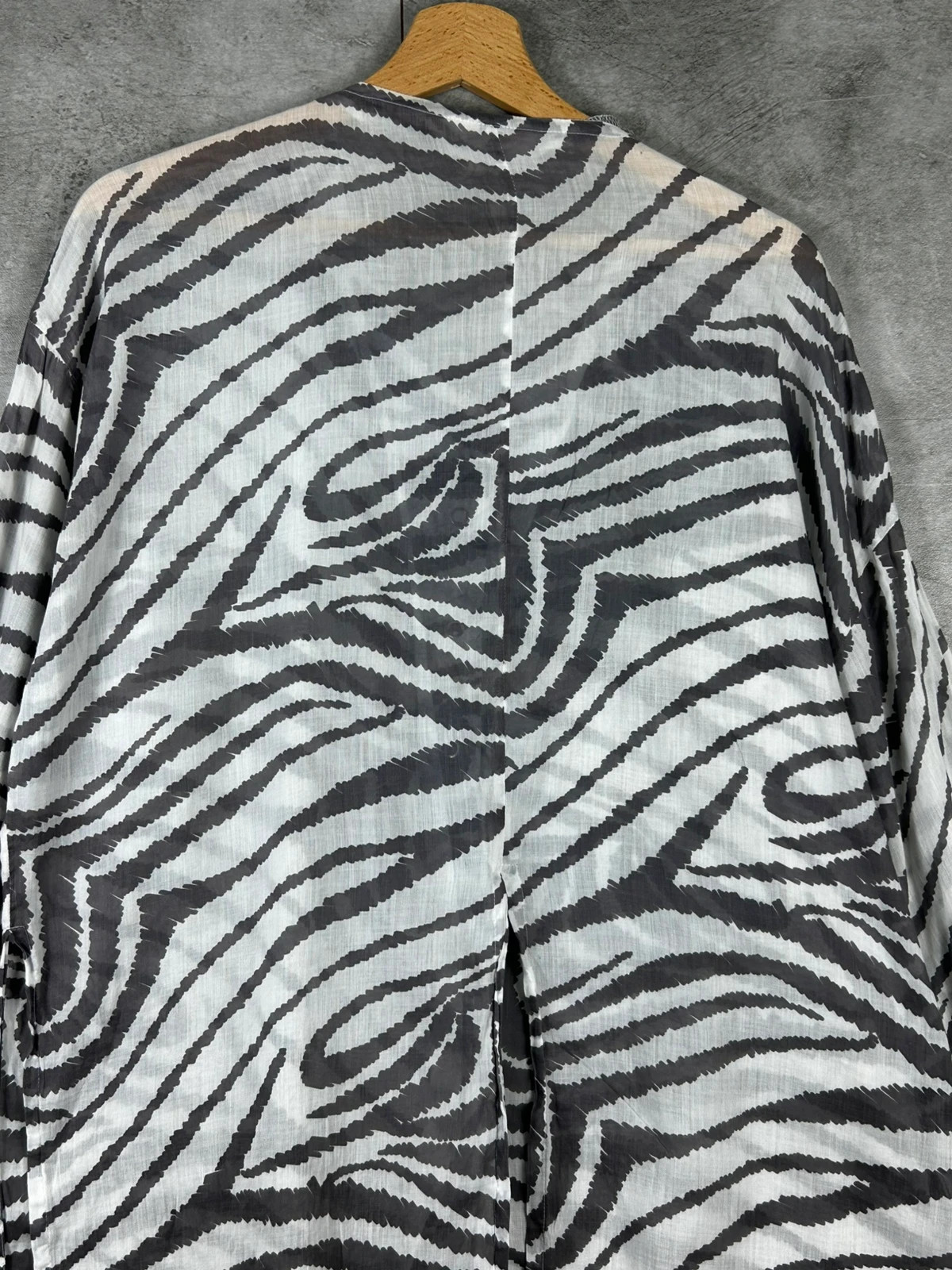 ERES femme tunique oversize taille 40 coton imprimé zèbre noir blanc vintage Made in France – Eres – taille L / 40 / 12 5