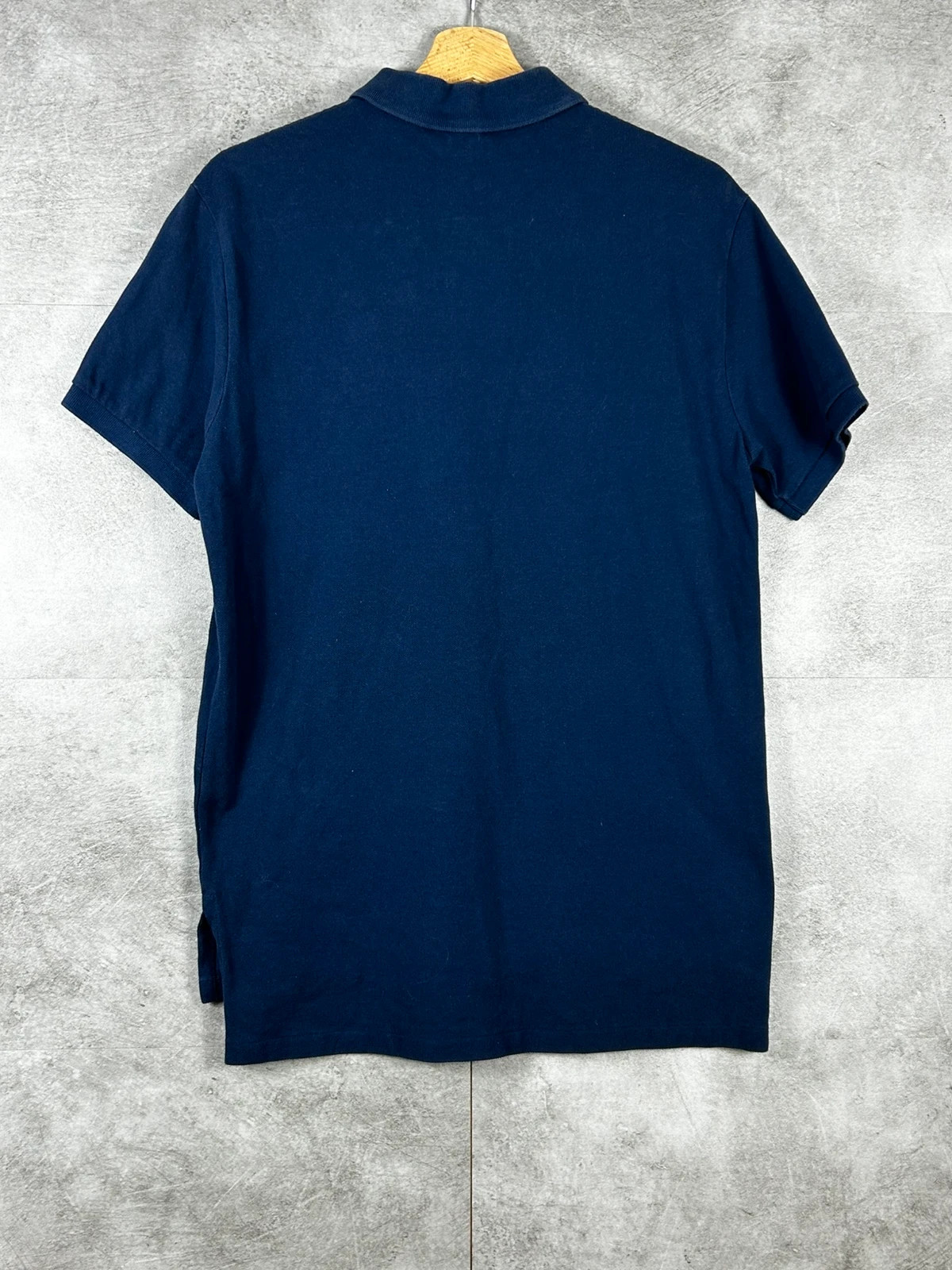 Ralph Lauren hommes polo Custom Fit taille M coton piqué logo brodé bleu marine – Ralph Lauren – taille M 2