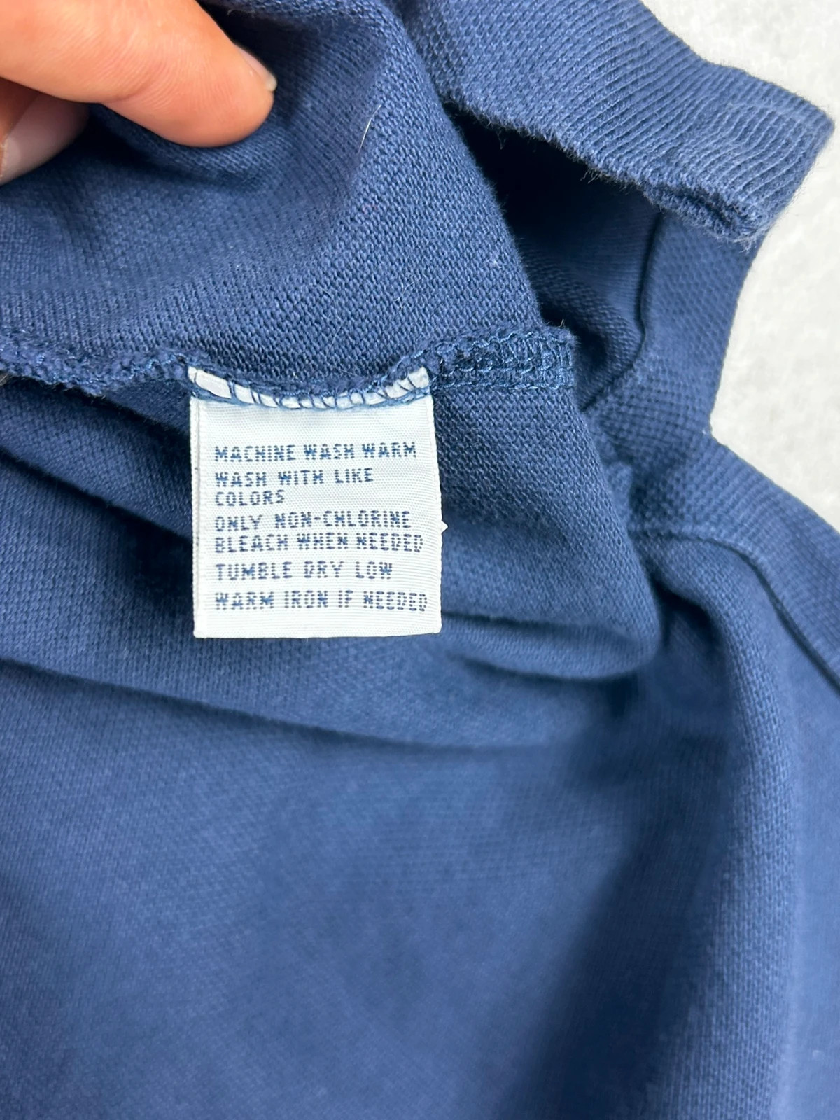 Ralph Lauren hommes polo Custom Fit taille M coton piqué logo brodé bleu marine – Ralph Lauren – taille M 5