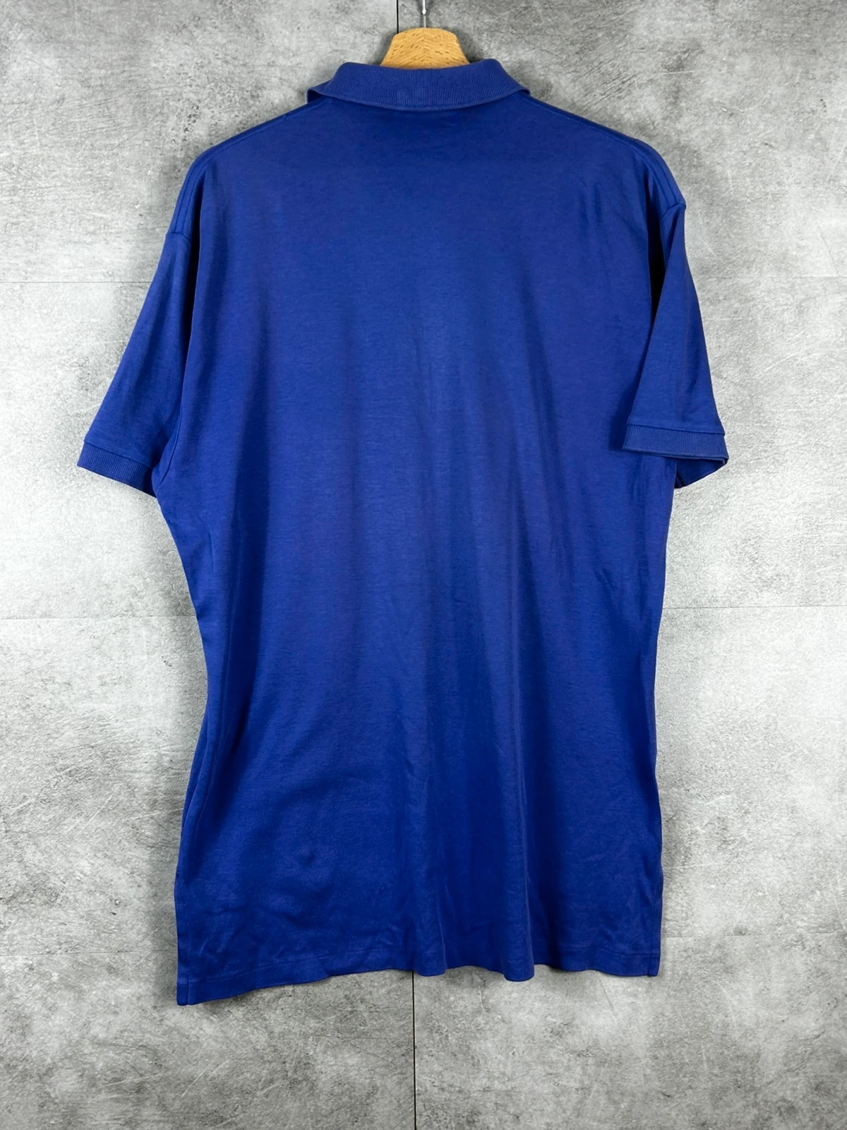 Ralph Lauren hommes polo vintage taille L coton violet logo poney vert brodé – Ralph Lauren – taille L 2