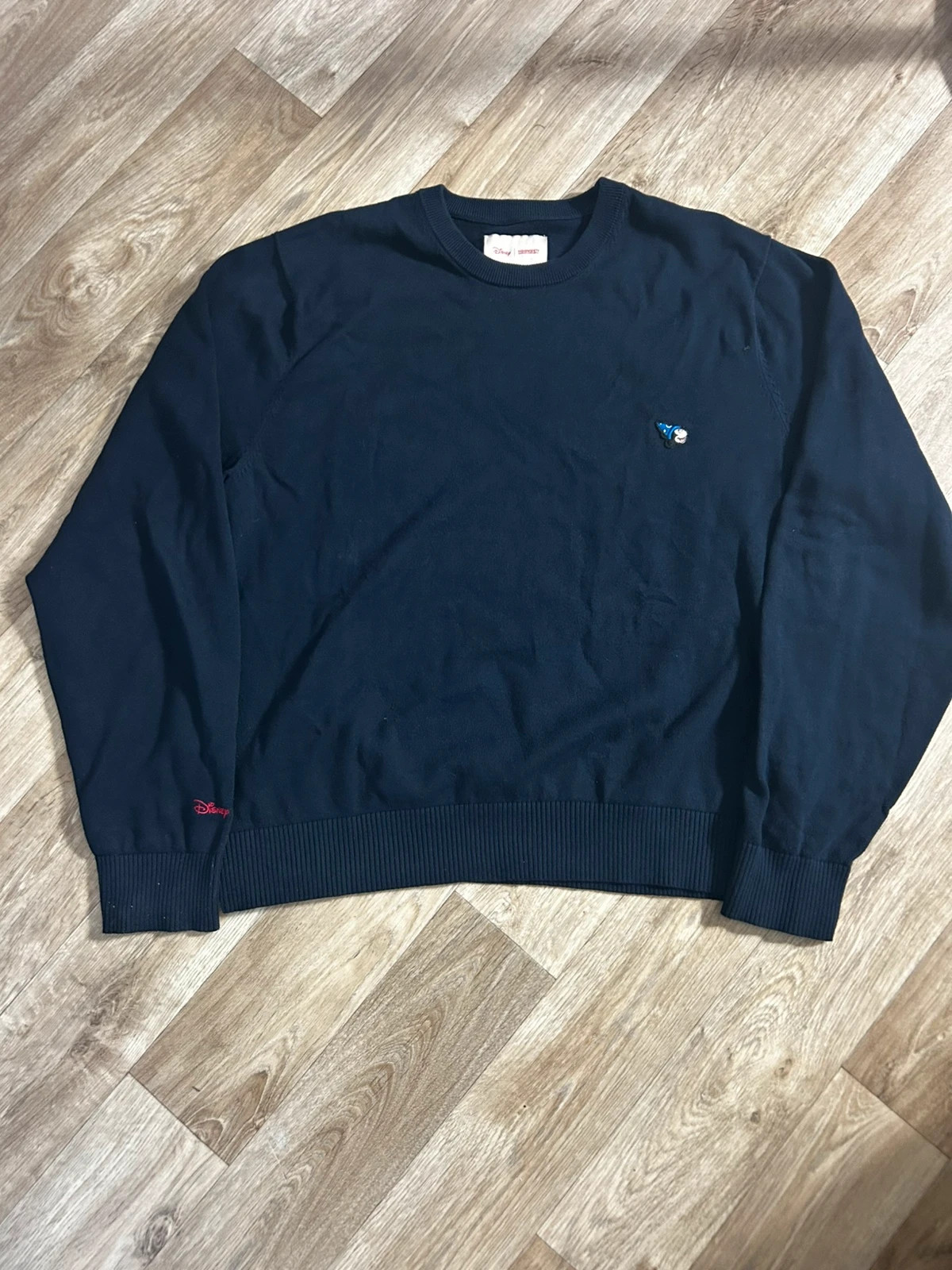 Disney Highsnobiety Homme Pull Mickey Fantasia XXL 100% Coton Bleu Marine Brodé Streetwear Luxe – Highsnobiety – taille XXL
