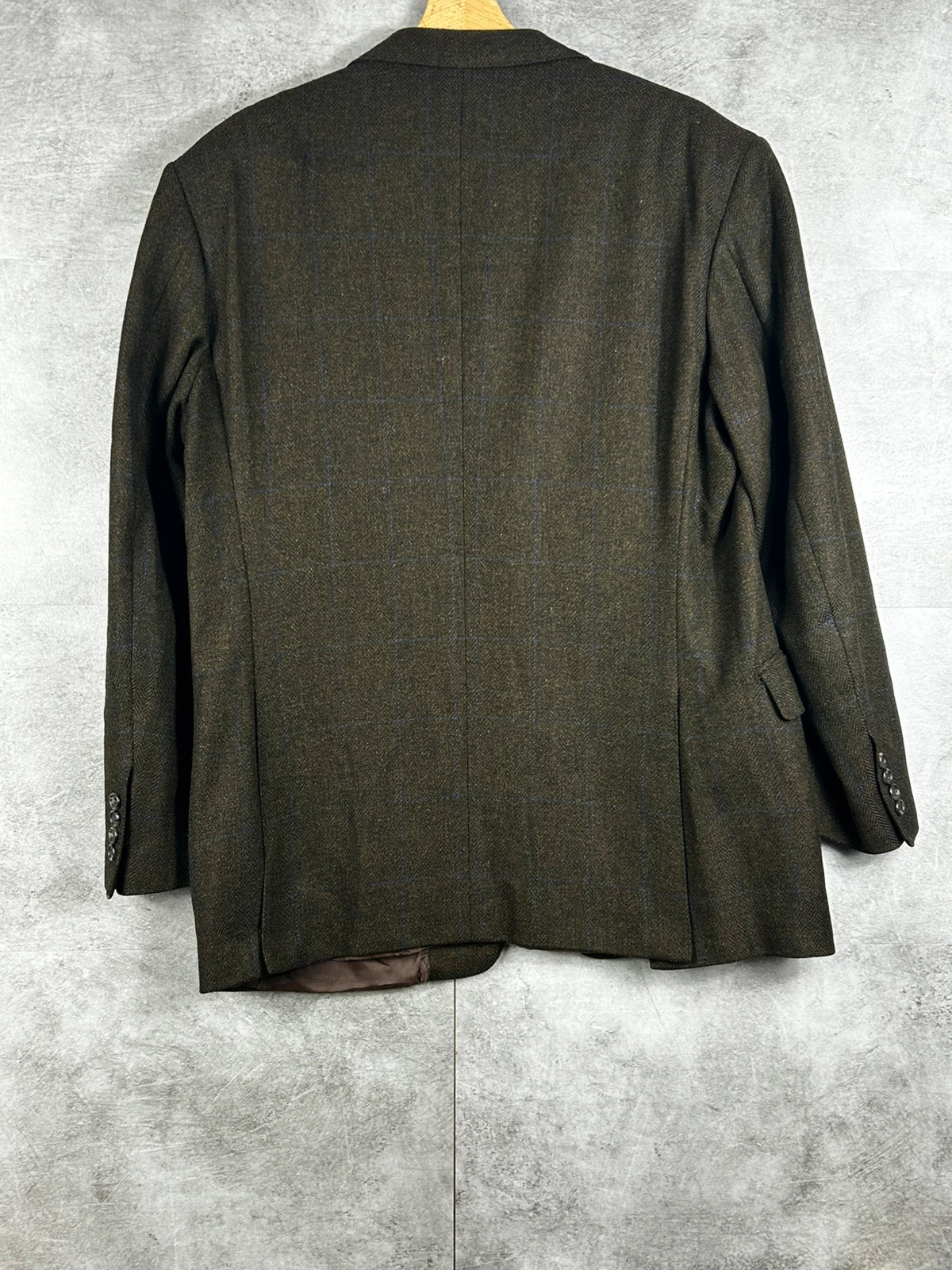 Celine Hommes blazer veste Costume Loro Piana laine cachemire 52 made in italy vintage luxe carreaux – CELINE – taille 52 2