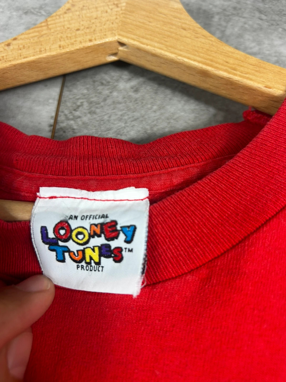 Looney Tunes hommes t-shirt vintage 1995 taille XL drapeau americain USA officiel – Looney Tunes – taille XL 5