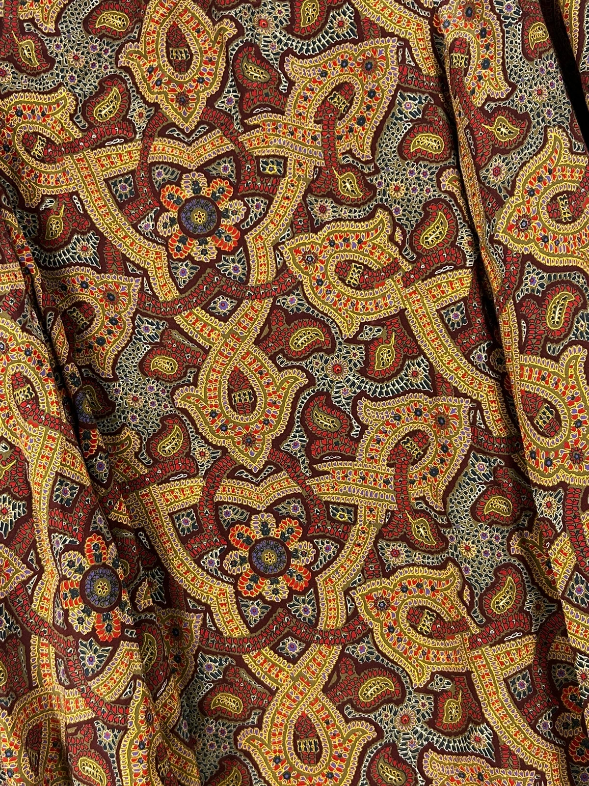 Vanessa Seward femmes blouse bohème 100 % soie paisley taille 34 manches évasées – Vanessa Seward – taille XS / 34 / 6 3
