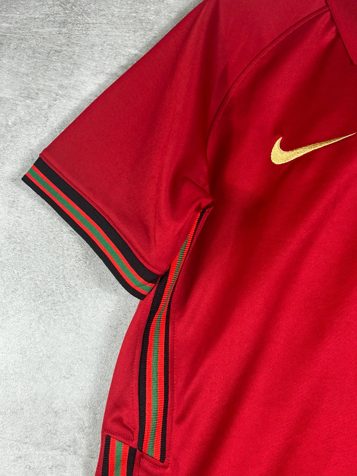 Nike hommes maillot Portugal FPF Dri-FIT Rouge Homme Taille S Équipe Nationale Football – Nike – taille S 5
