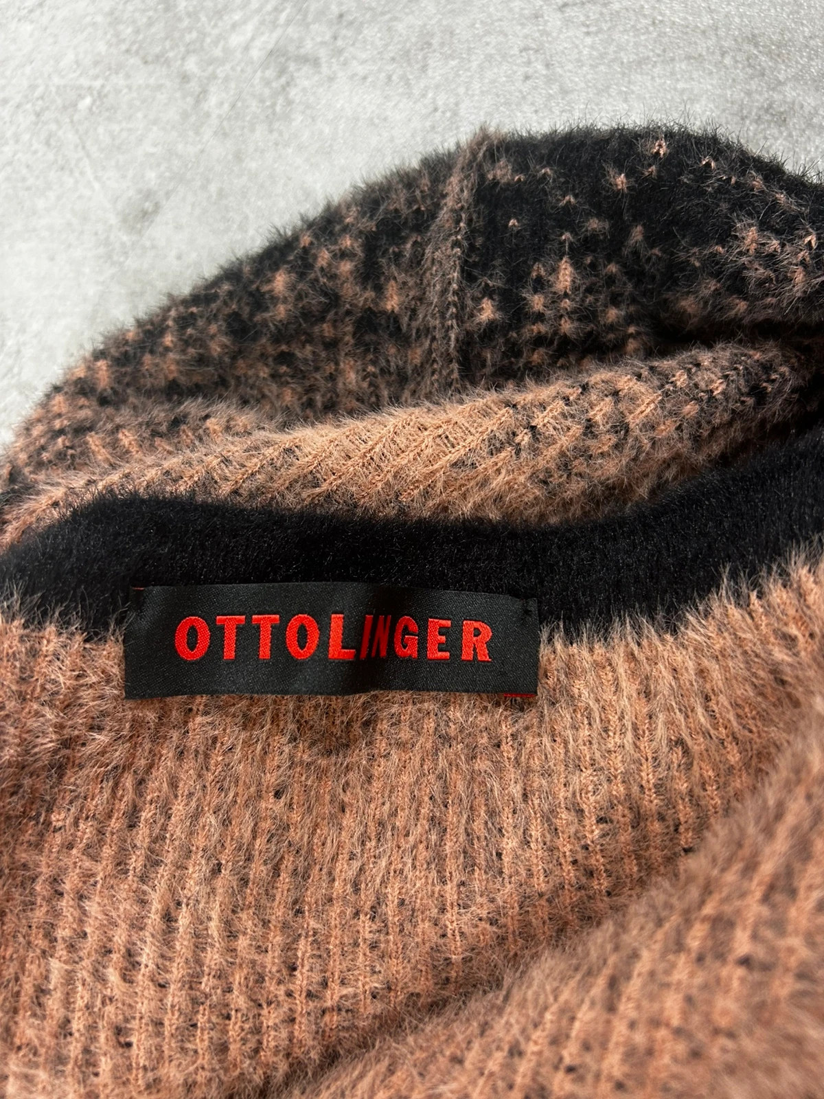 Ottolinger femmes jupe maille duveteuse taille S dégradé noir beige y2k luxe – OTTOLINGER – taille S / 36 / 8 5
