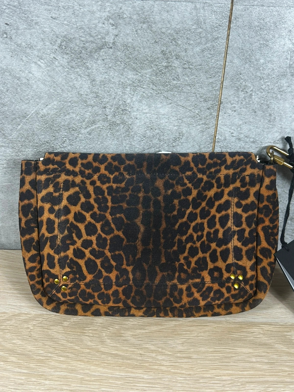 Jérôme Dreyfuss Pochette Clic Clac Léopard Pony Hair Cuir Bandoulière Amovible – Jérôme Dreyfuss 2