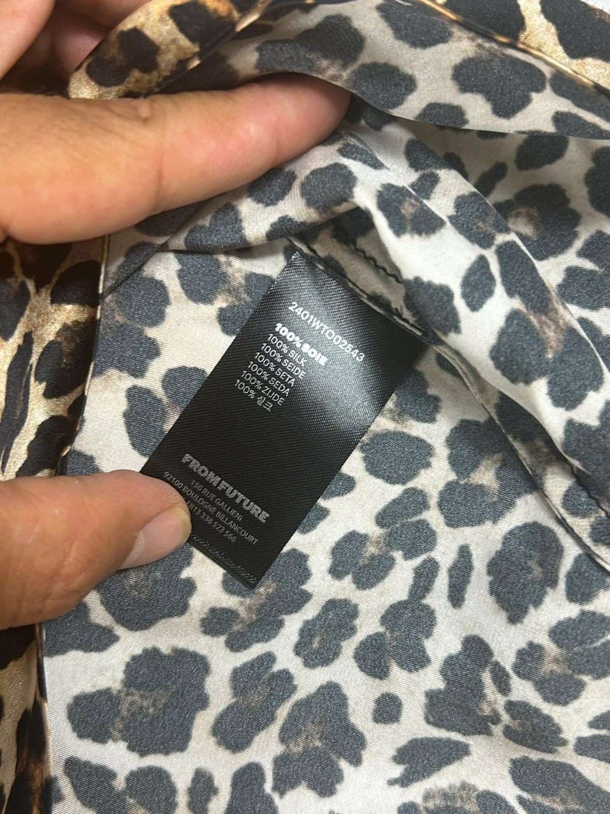 From Future top caraco léopard 100% soie femme T36 neuf avec étiquette – From Future – taille S / 36 / 8 4