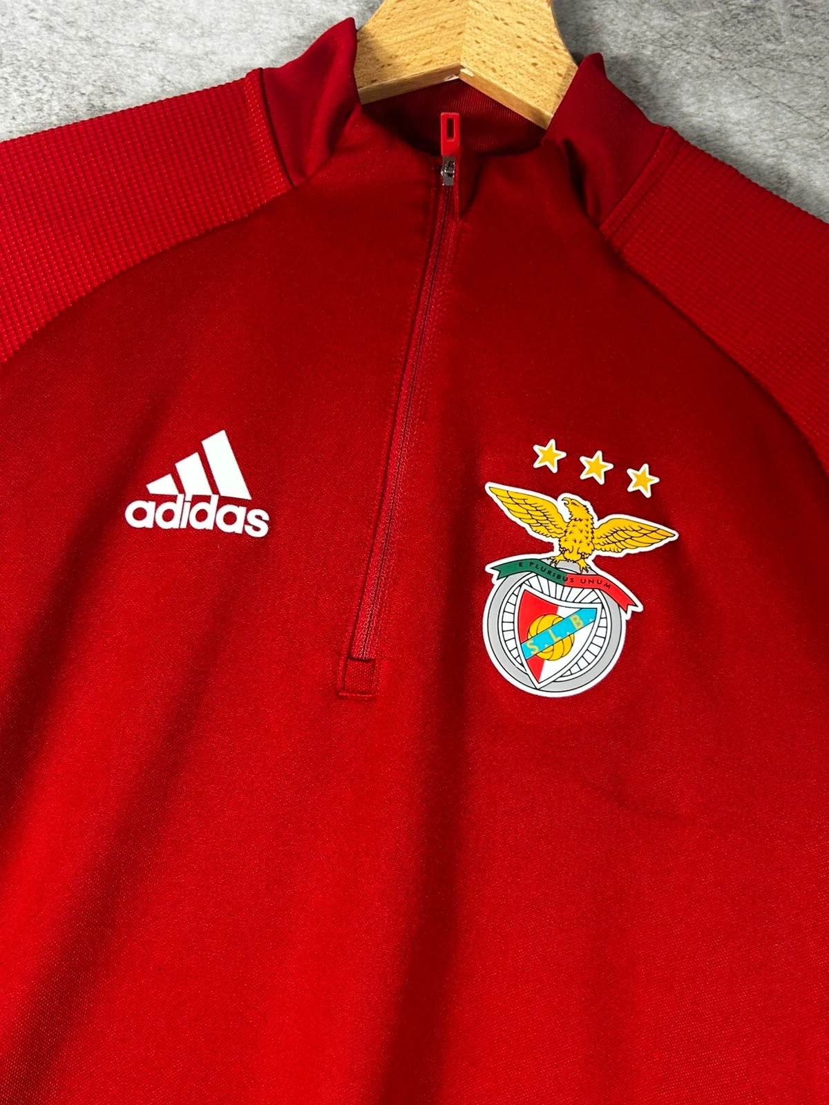 Adidas benfica training top 2020 2021 rouge 1/4 Zip aeroready Taille XS – adidas – taille XS 3