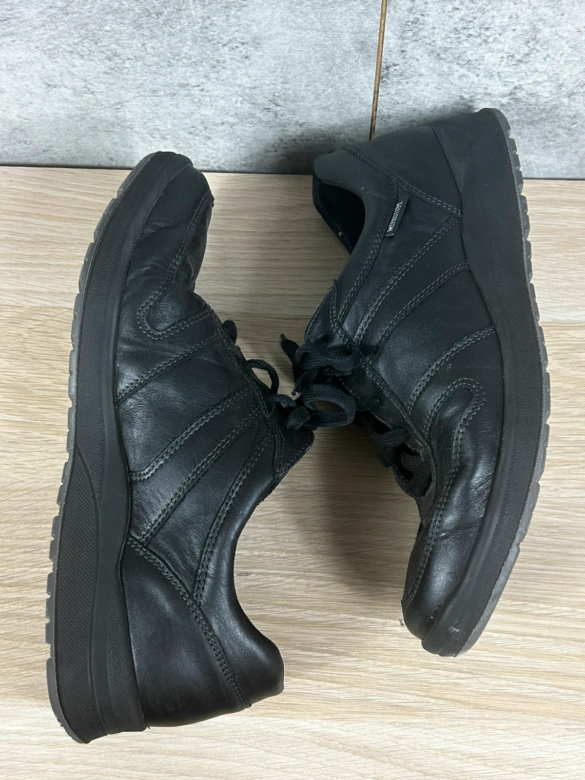 Mephisto hommes chaussures en cuir noir T42 confort walking ville premium – Mephisto – taille 42 3