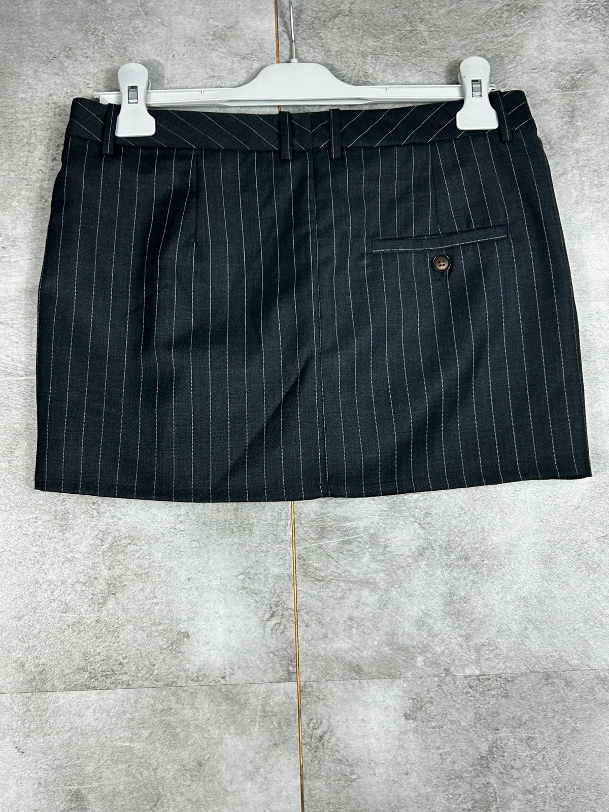 The Garment Femmes Marseille Mini Skirt Taille 36 38 Laine Rayures Tailleur Noir – The Garment – taille S / 36 / 8 2