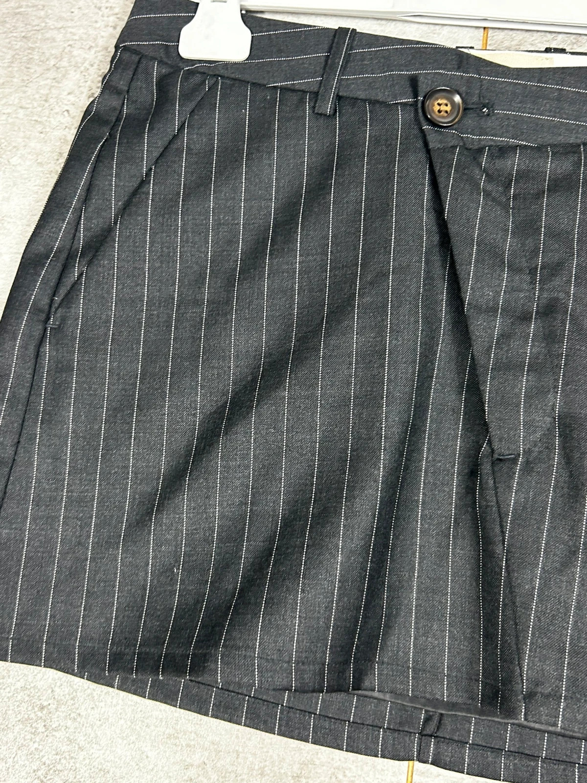 The Garment Femmes Marseille Mini Skirt Taille 36 38 Laine Rayures Tailleur Noir – The Garment – taille S / 36 / 8 3