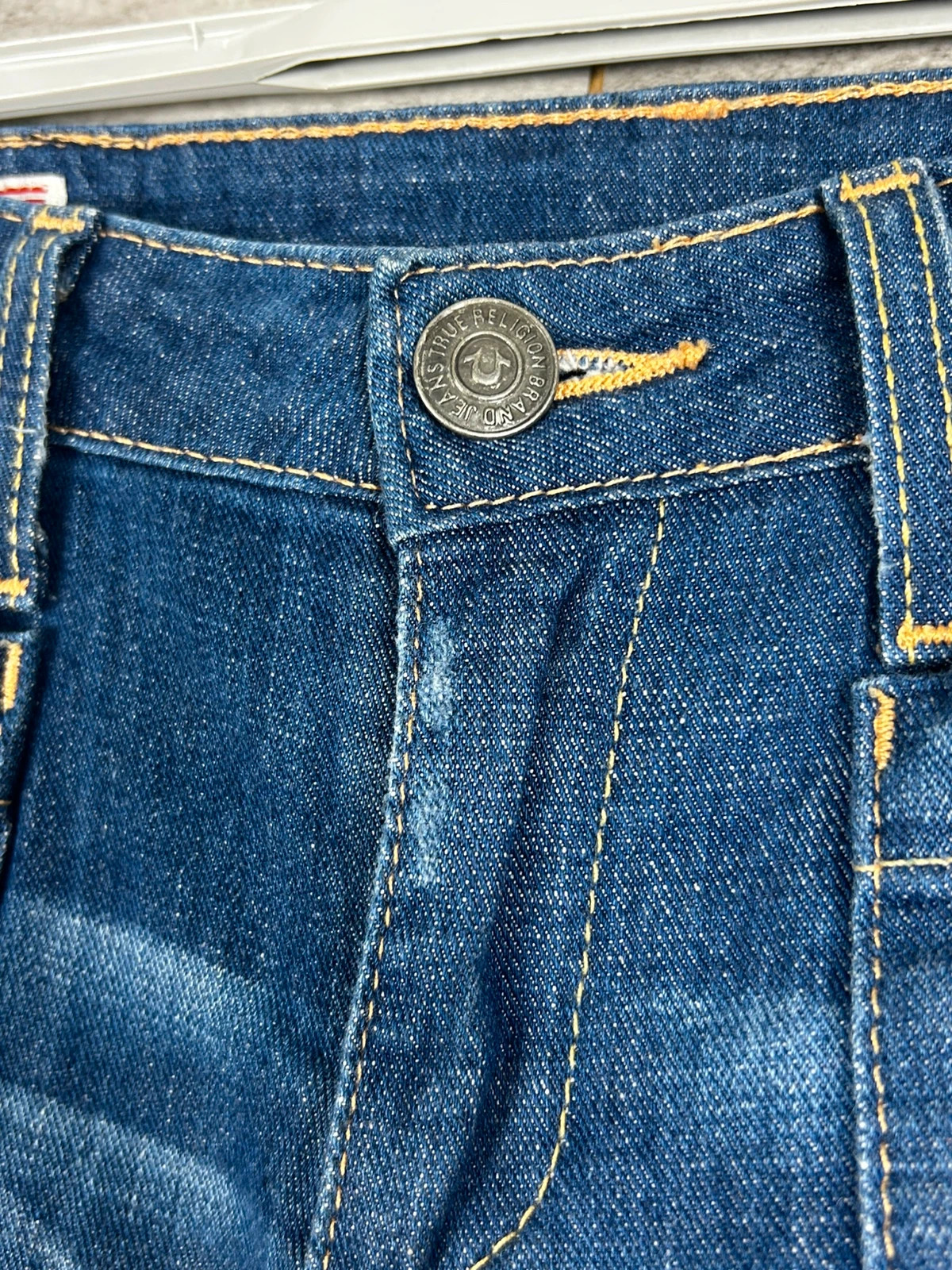 True Religion Femmes Joey Flare Taille 28 Jean Bootcut Pattes d'Éléphant Denim Y2K Made In USA Bleu – True Religion – taille M / 38 / 10 4