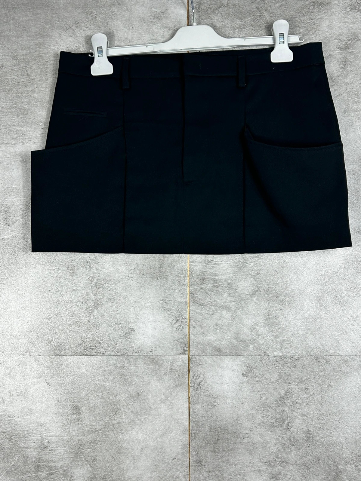 Isabel Marant Femmes Mini Jupe Taille 40 Laine Noire Tailleur Luxe Designer