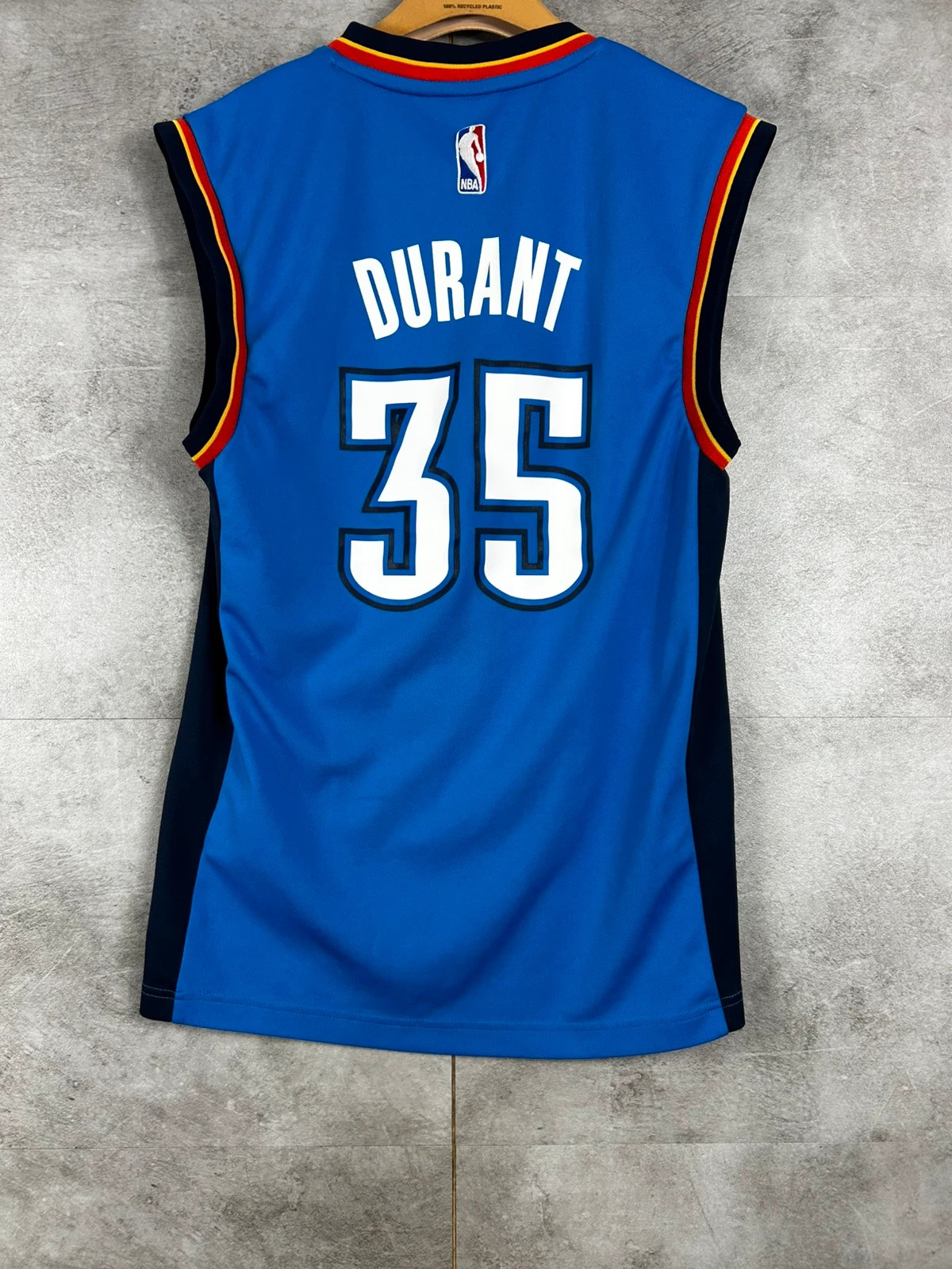 Adidas hommes maillot NBA Oklahoma City Thunder Kevin Durant 35 taille XS bleu basketball vintage – adidas – taille XS 2
