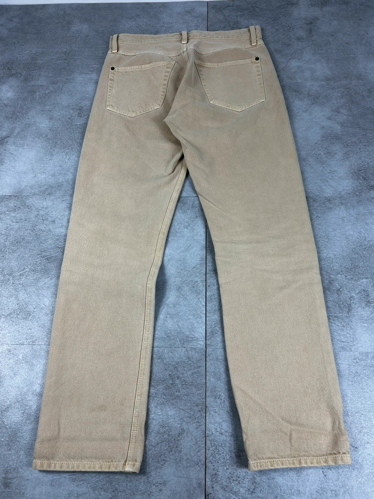 Nanushka femmes pantalon denim taille S beige workwear straight coupe droite – Nanushka – taille S / 36 / 8 3