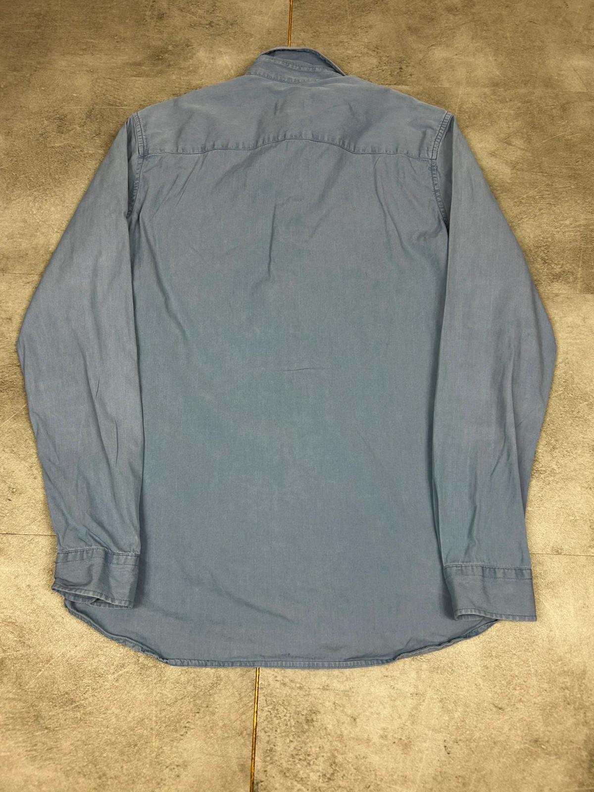 Octobre Editions homme chemise XS bleu coton col boutonne casual chic – Octobre Editions – taille XS 3