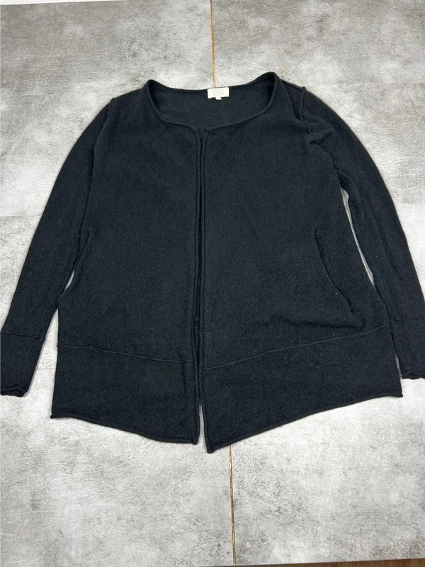 Not Shy femme cardigan cachemire taille S noir vintage