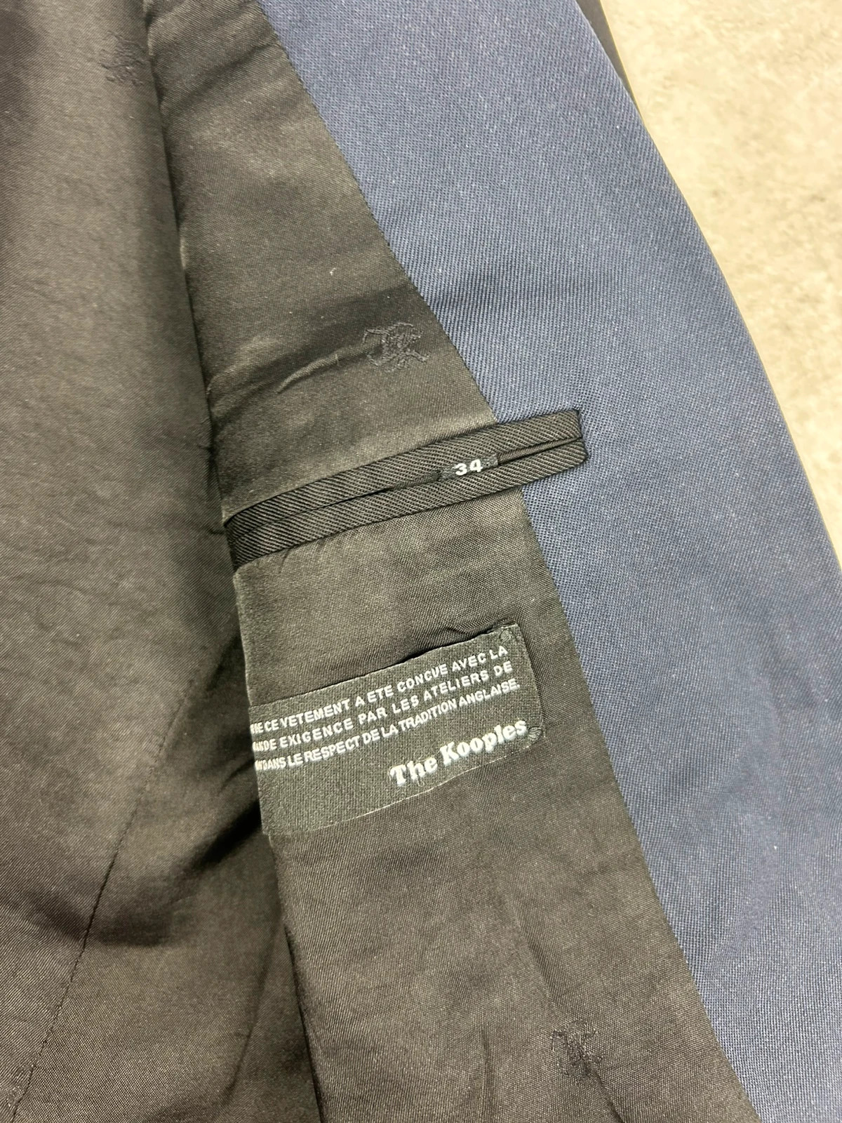 The Kooples femme blazer 34 bleu marine col contrasté smoking élégant – The Kooples – taille XS / 34 / 6 5