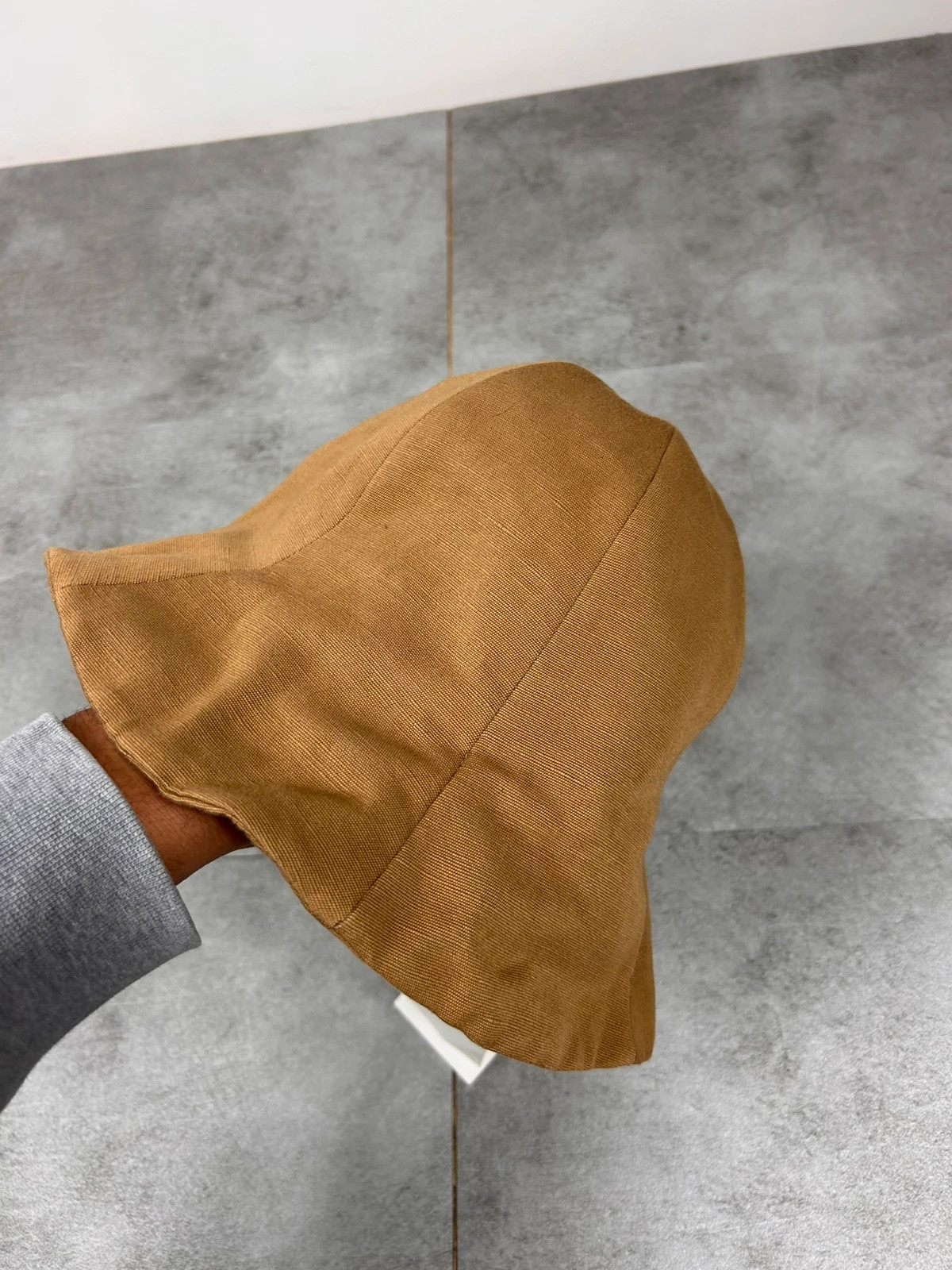 Soeur femme chapeau Umbrella taille 1 bob cloche toile casual chic noisette camel – soeur – taille S 3