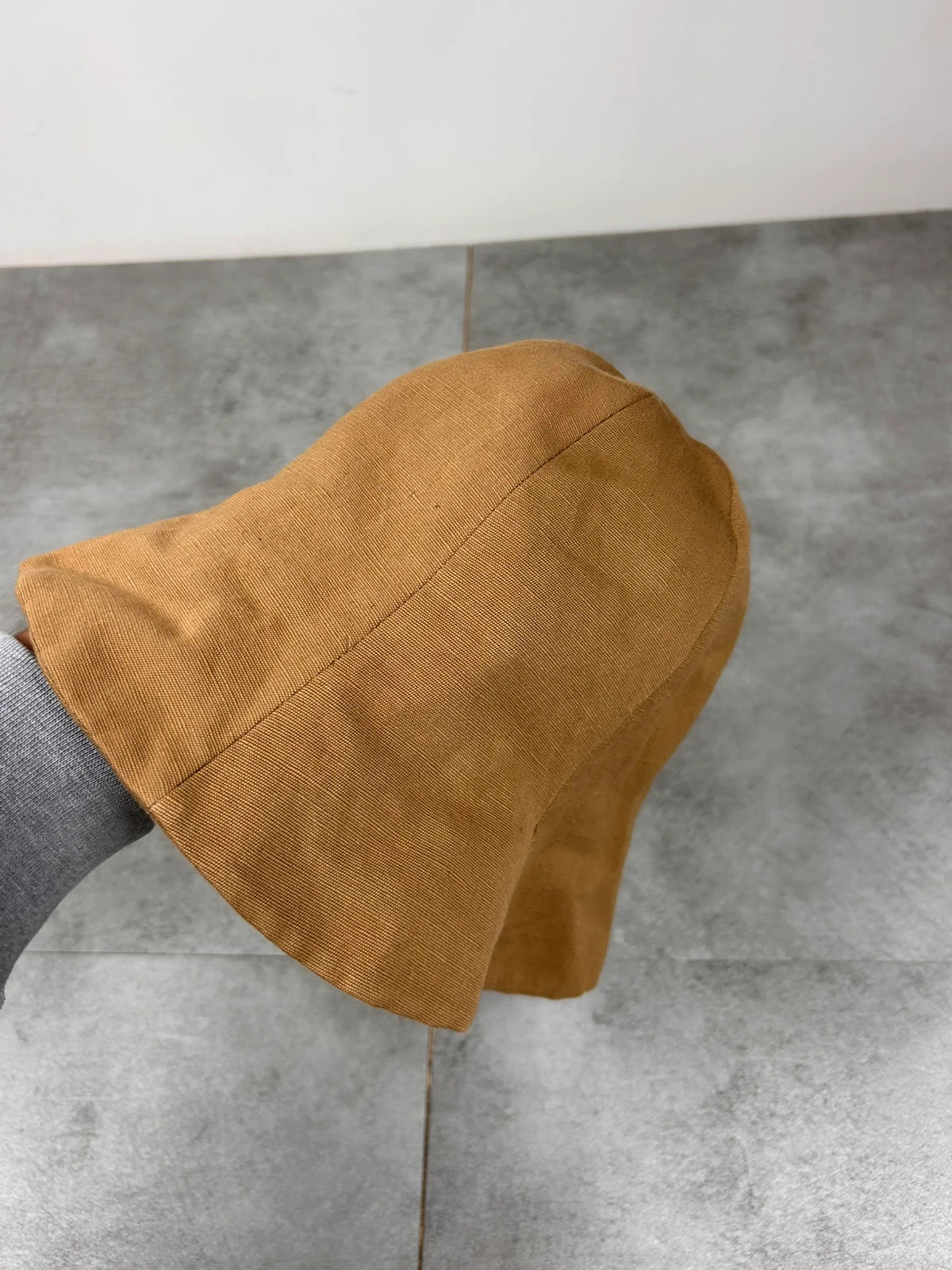 Soeur femme chapeau Umbrella taille 1 bob cloche toile casual chic noisette camel – soeur – taille S 4